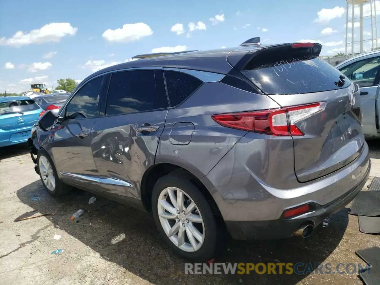 2 fotografías del automóvil dañado 5J8TC2H38ML002535 ACURA RDX 2021