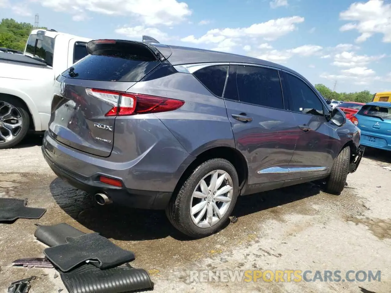 3 fotografías del automóvil dañado 5J8TC2H38ML002535 ACURA RDX 2021