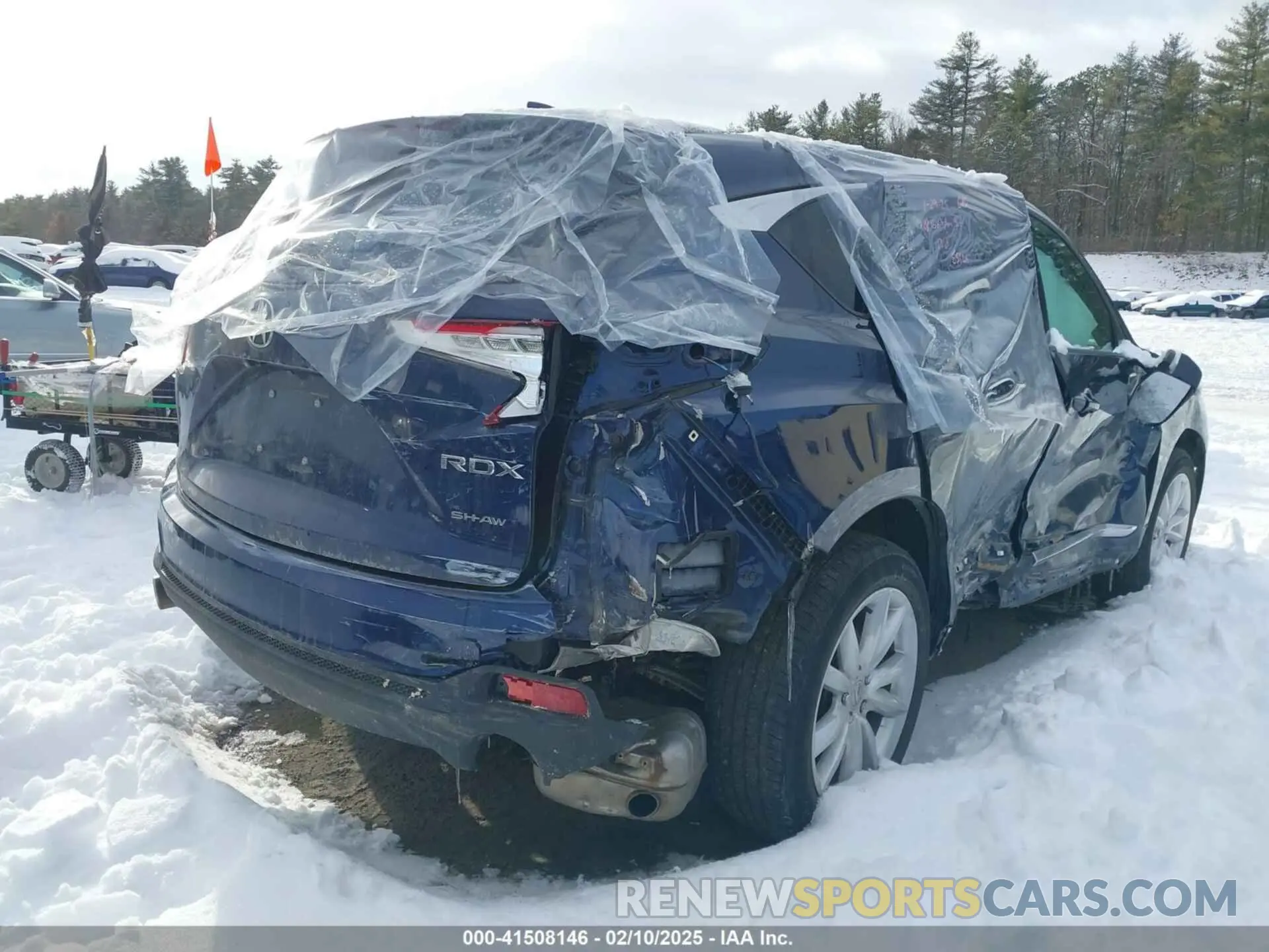4 fotografías del automóvil dañado 5J8TC2H39ML001975 ACURA RDX 2021