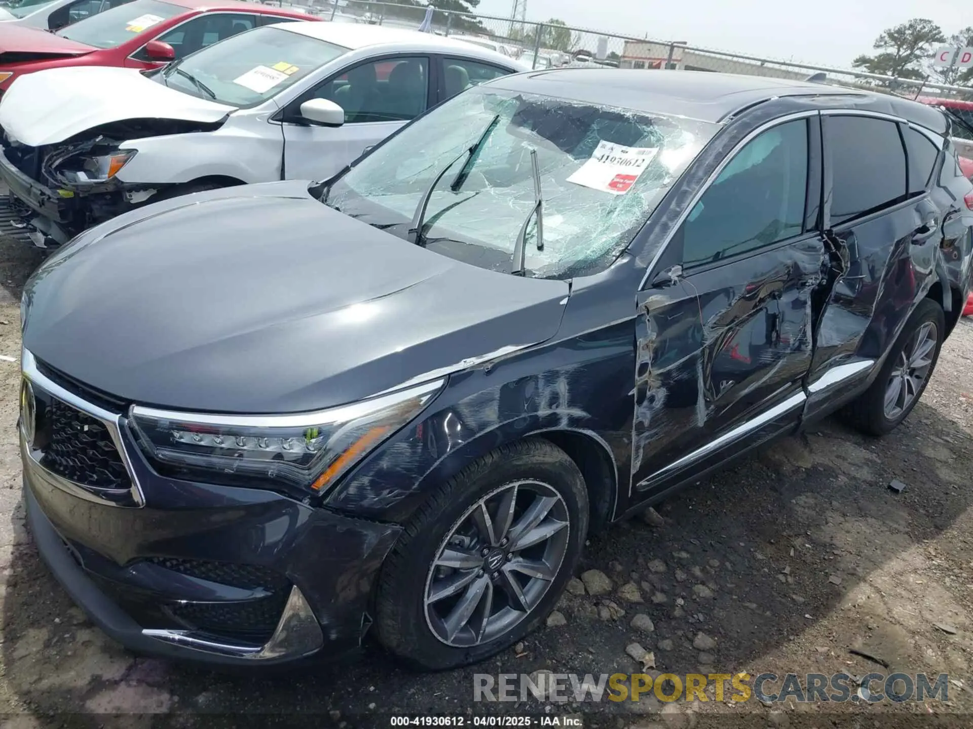 2 fotografías del automóvil dañado 5J8TC2H53ML048615 ACURA RDX 2021