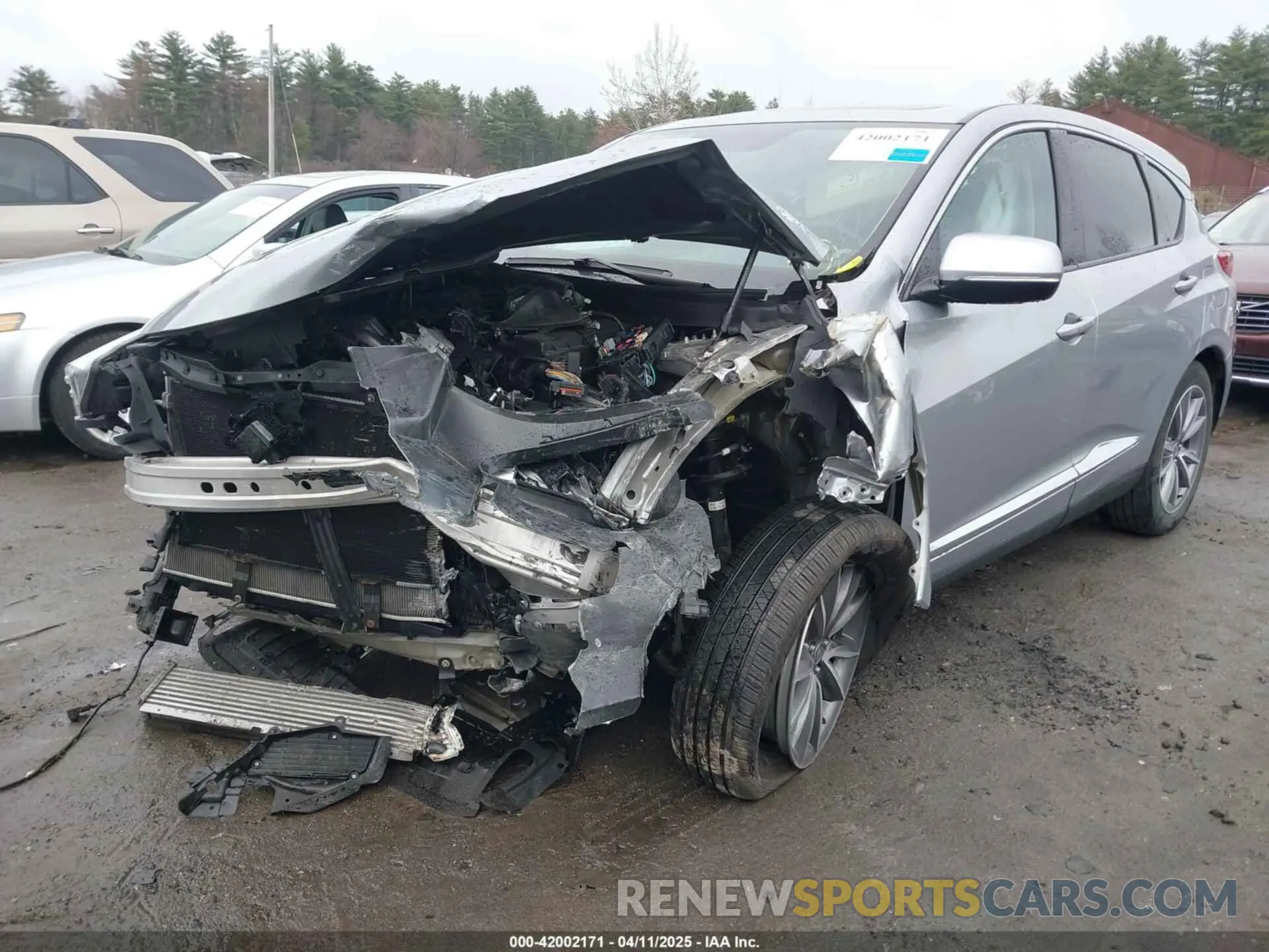 2 fotografías del automóvil dañado 5J8TC2H54ML028017 ACURA RDX 2021