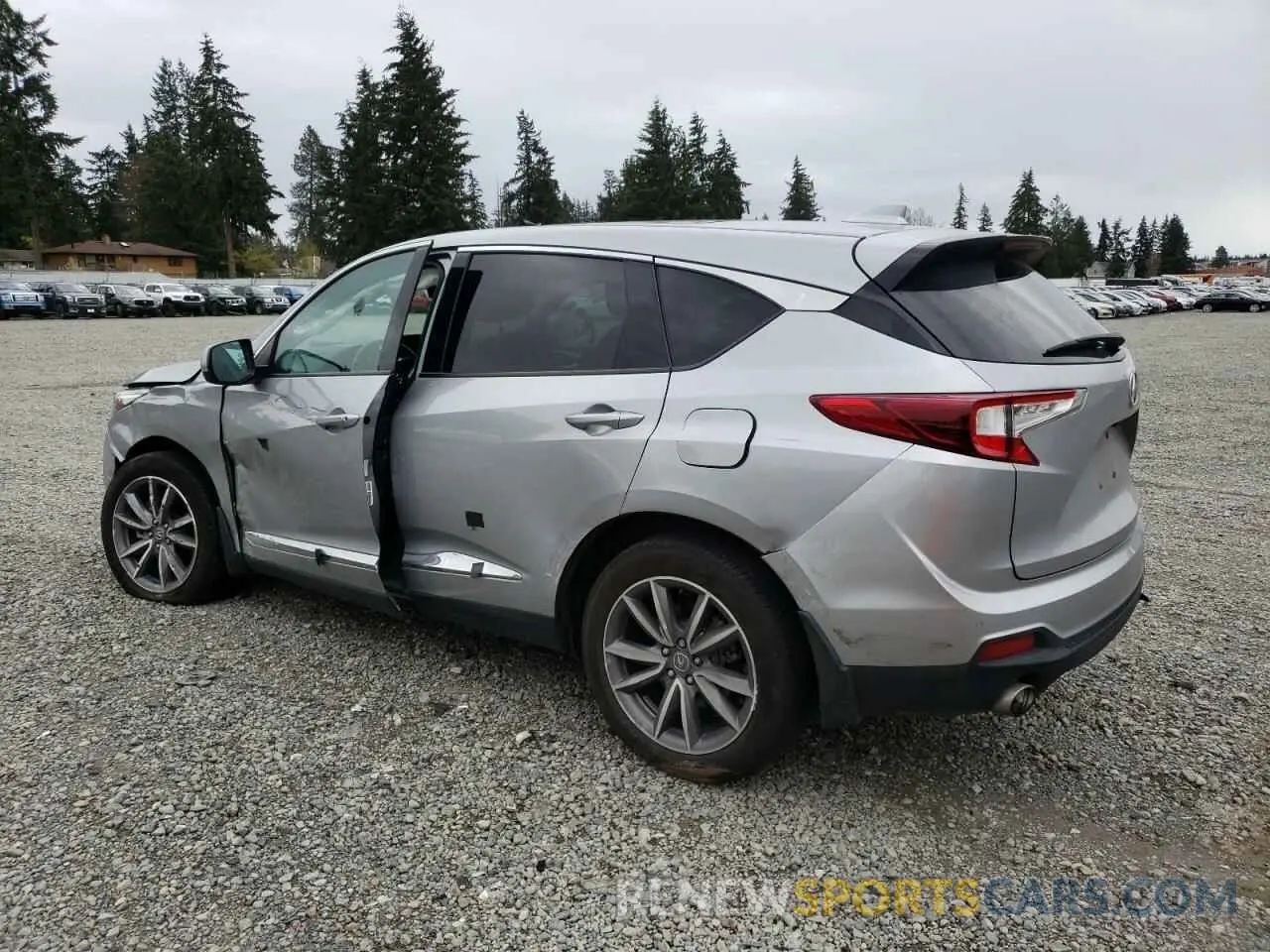 2 fotografías del automóvil dañado 5J8TC2H58ML042180 ACURA RDX 2021