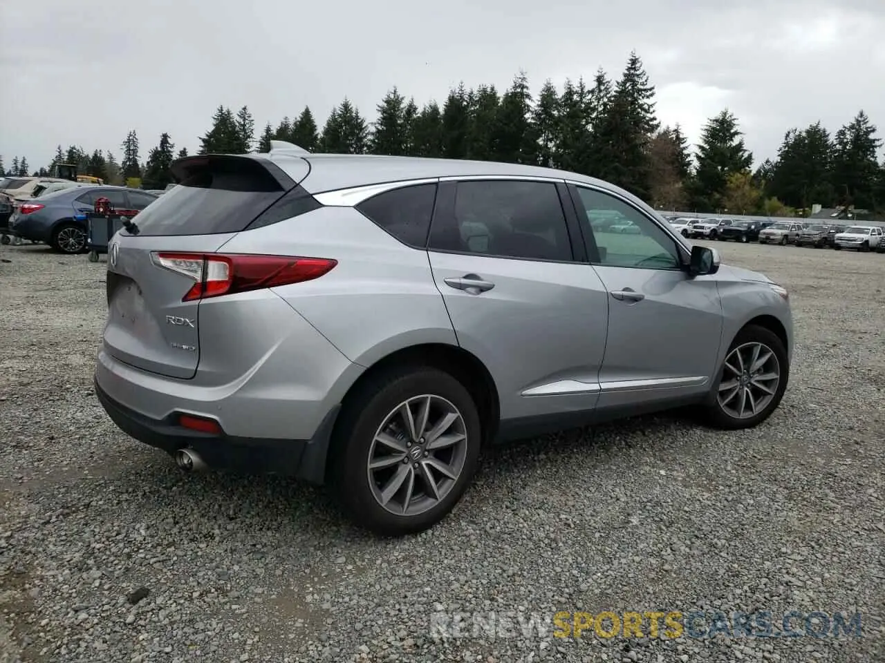 3 fotografías del automóvil dañado 5J8TC2H58ML042180 ACURA RDX 2021