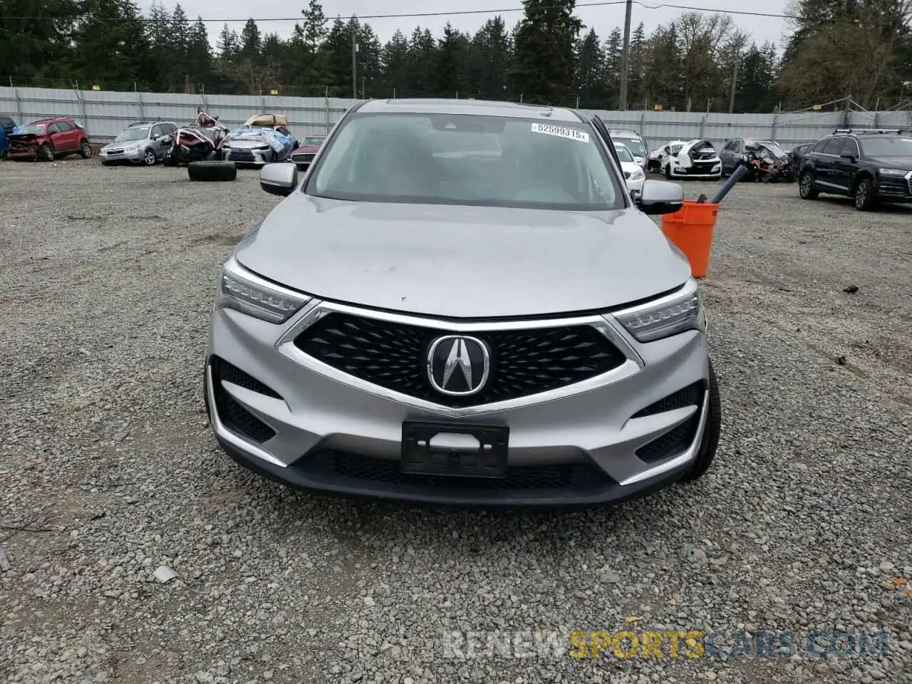 5 fotografías del automóvil dañado 5J8TC2H58ML042180 ACURA RDX 2021