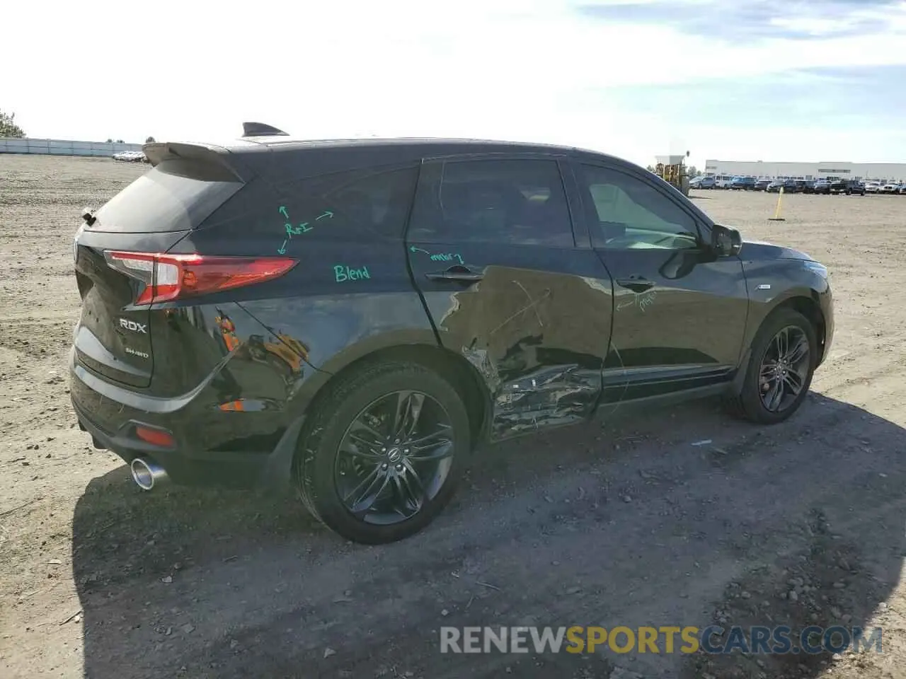 3 fotografías del automóvil dañado 5J8TC2H60ML018030 ACURA RDX 2021