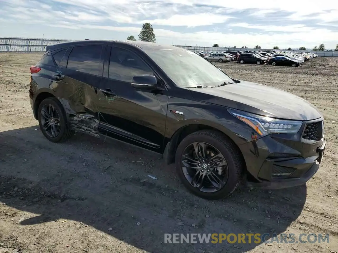 4 fotografías del automóvil dañado 5J8TC2H60ML018030 ACURA RDX 2021