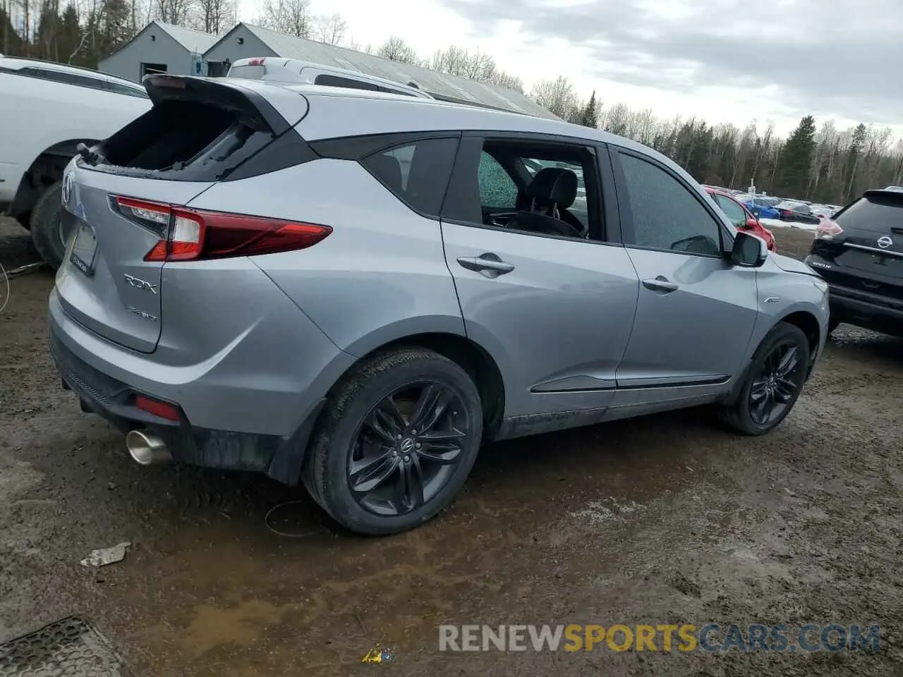 3 fotografías del automóvil dañado 5J8TC2H60ML803163 ACURA RDX 2021