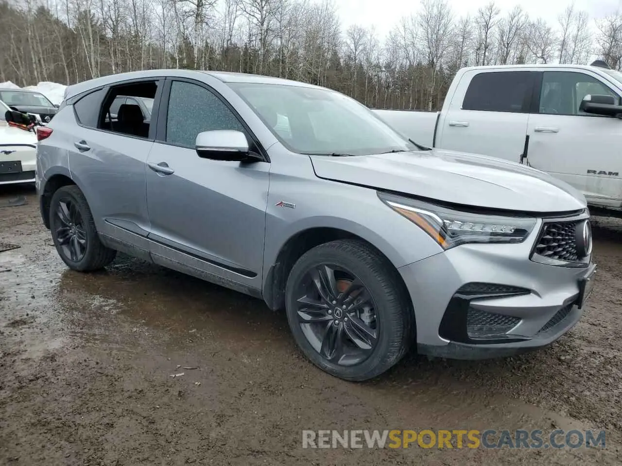 4 fotografías del automóvil dañado 5J8TC2H60ML803163 ACURA RDX 2021