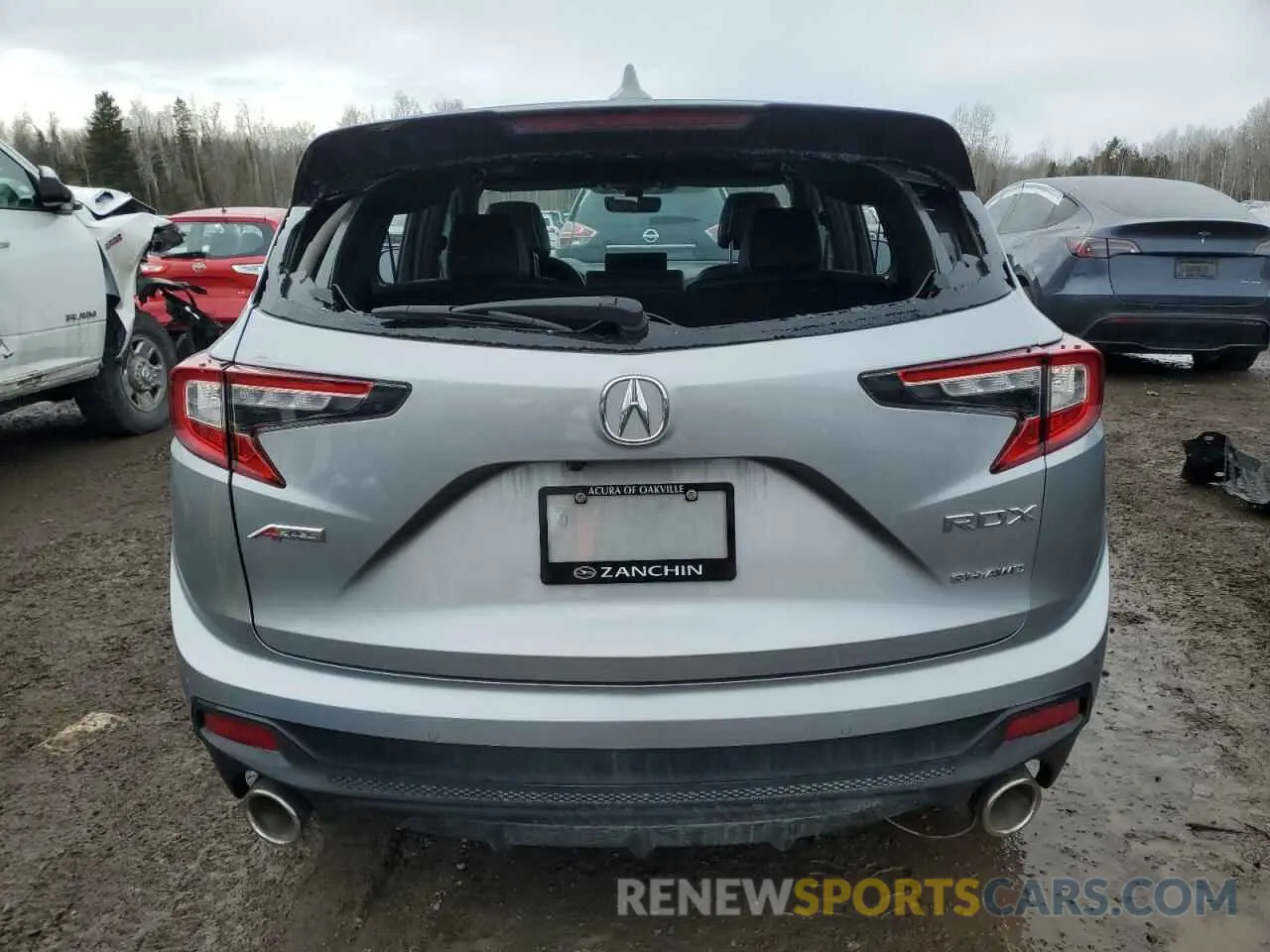 6 fotografías del automóvil dañado 5J8TC2H60ML803163 ACURA RDX 2021
