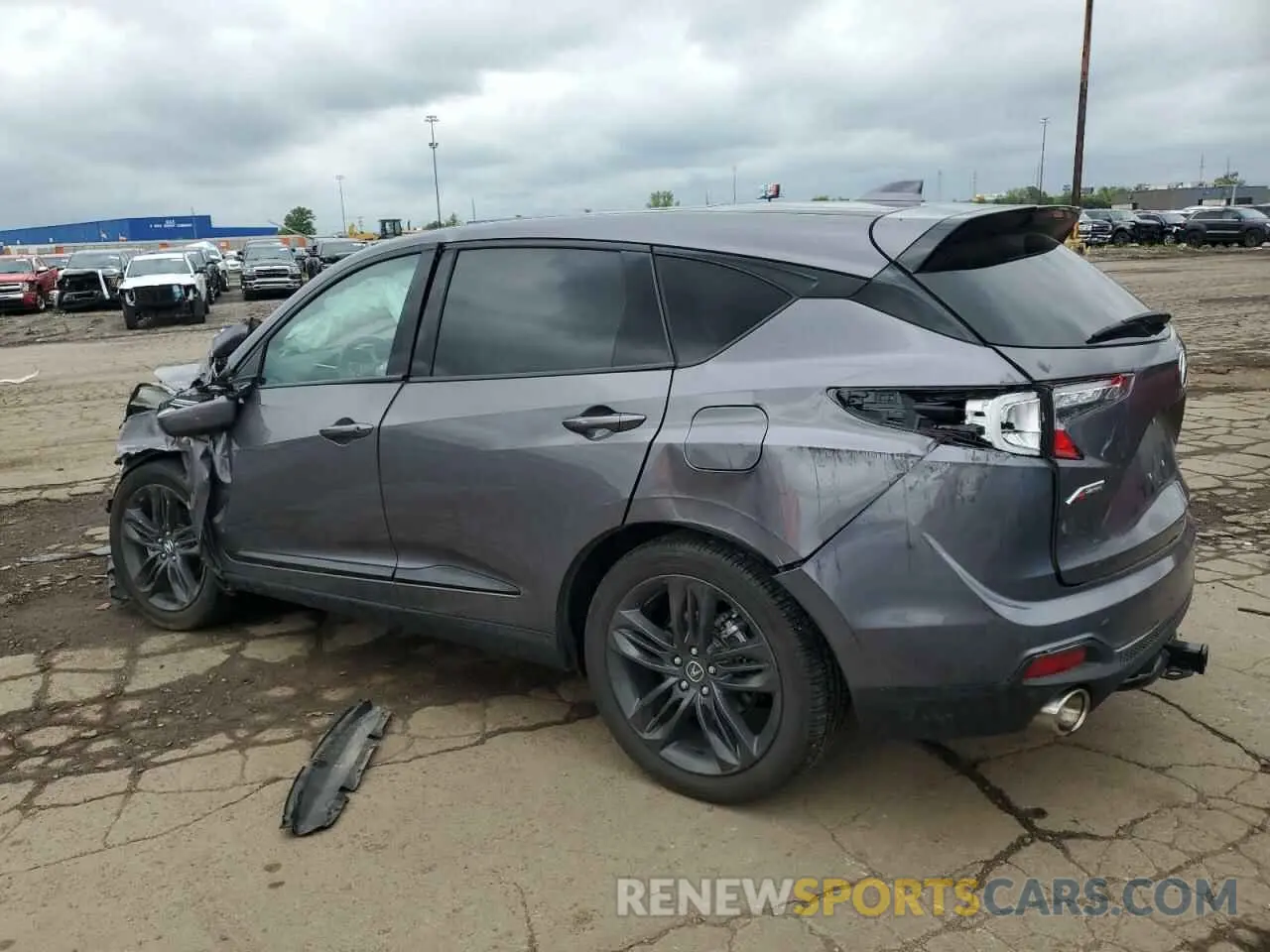 2 fotografías del automóvil dañado 5J8TC2H61ML018506 ACURA RDX 2021