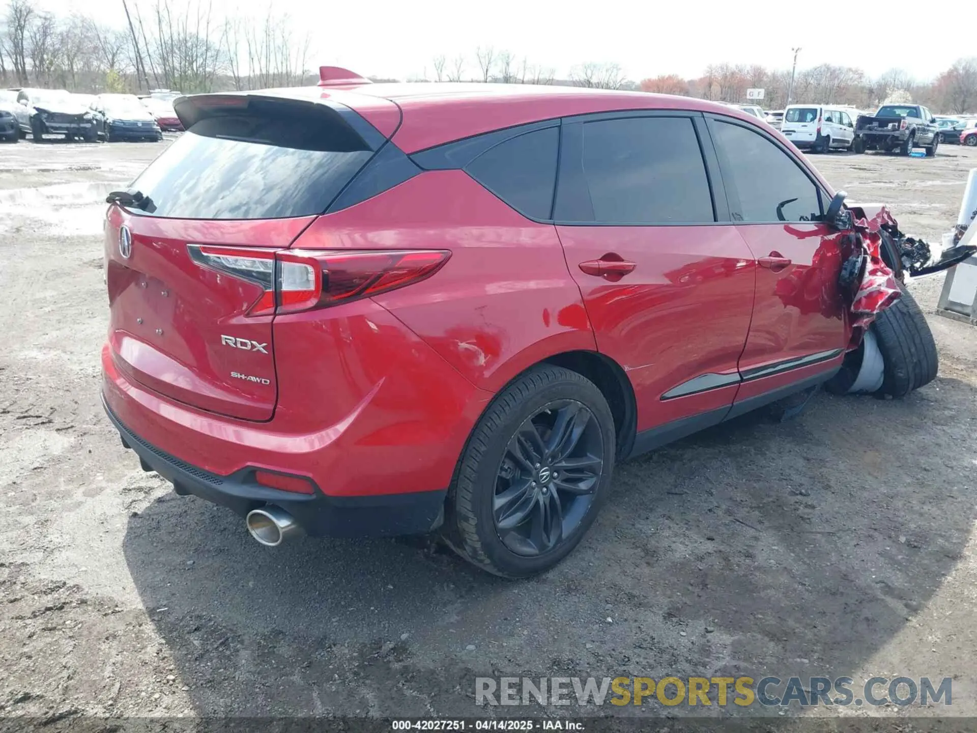 4 fotografías del automóvil dañado 5J8TC2H62ML035346 ACURA RDX 2021