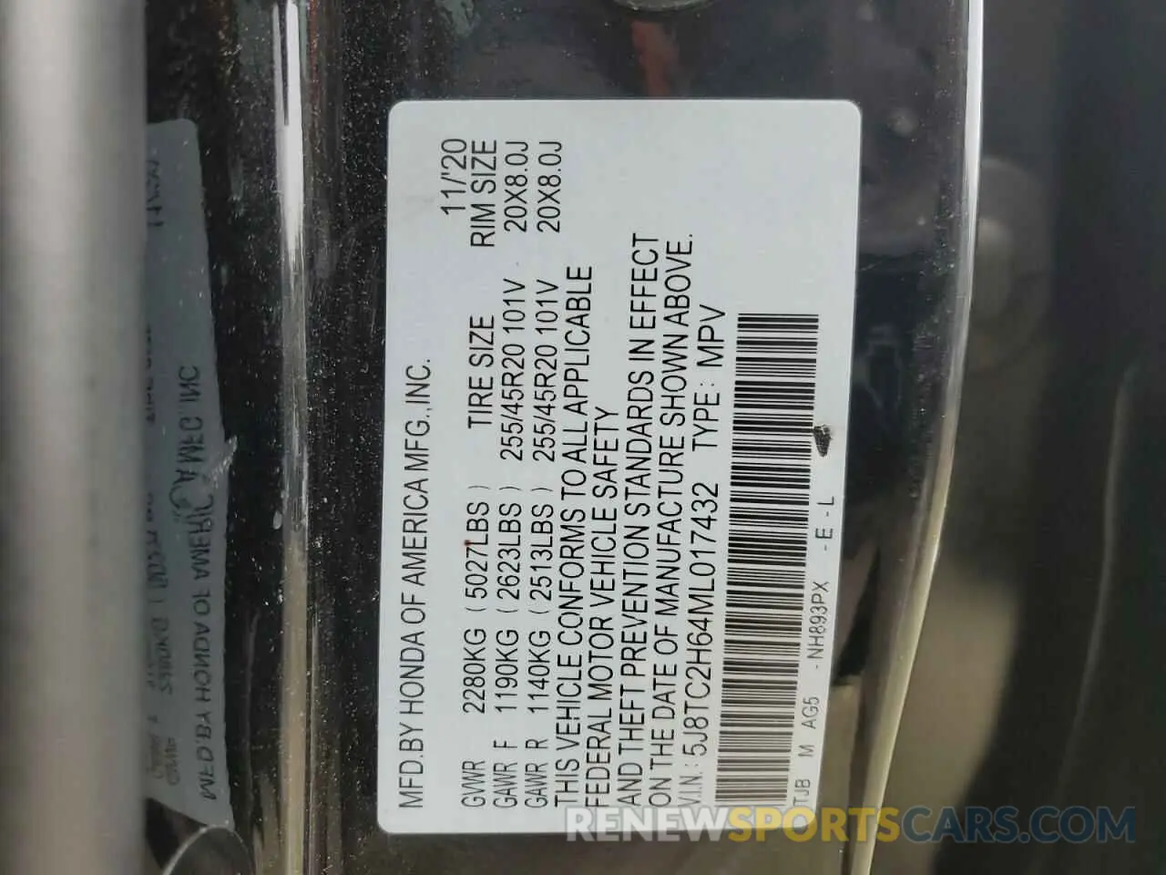 14 fotografías del automóvil dañado 5J8TC2H64ML017432 ACURA RDX 2021