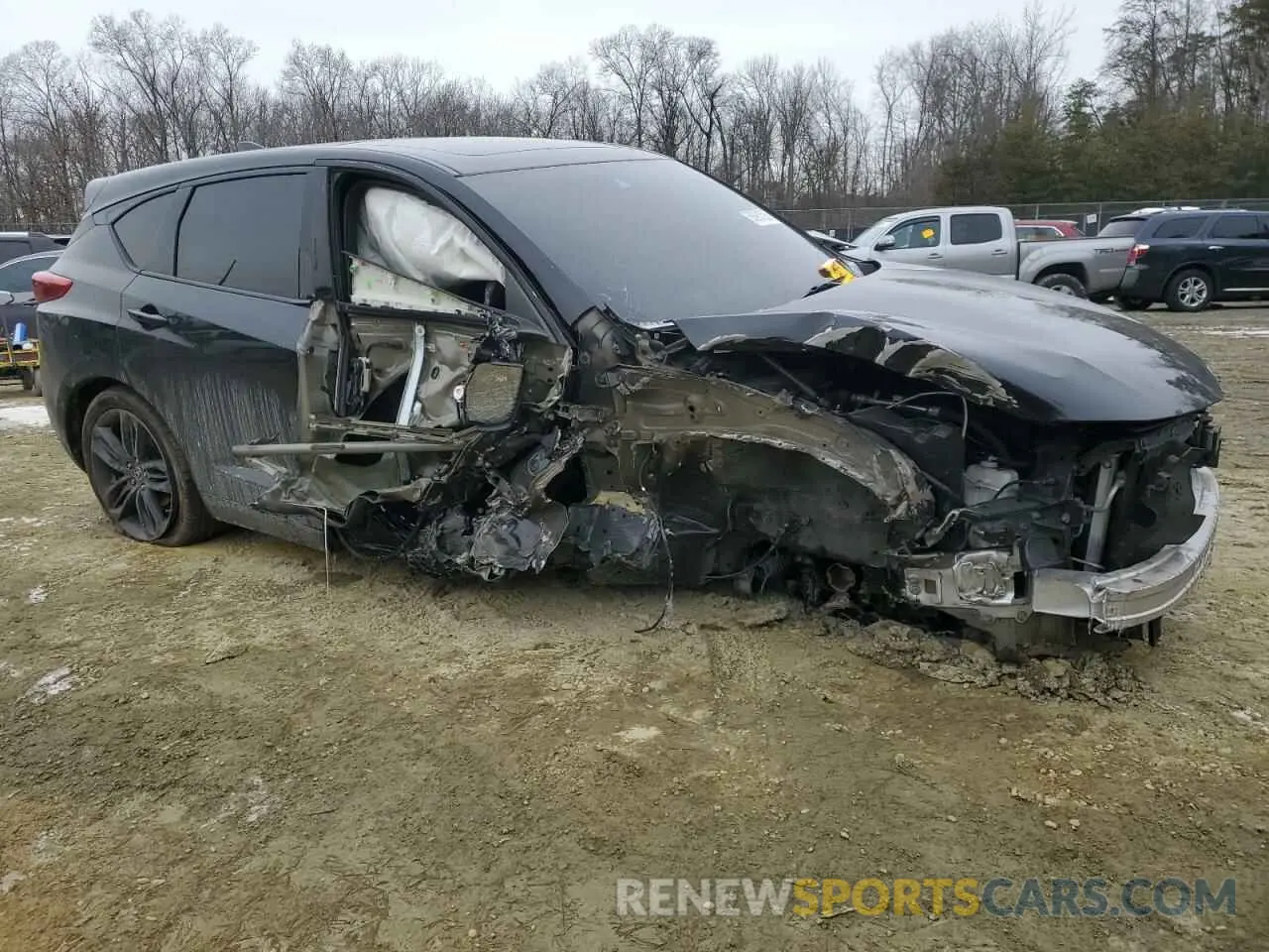 4 fotografías del automóvil dañado 5J8TC2H64ML017432 ACURA RDX 2021