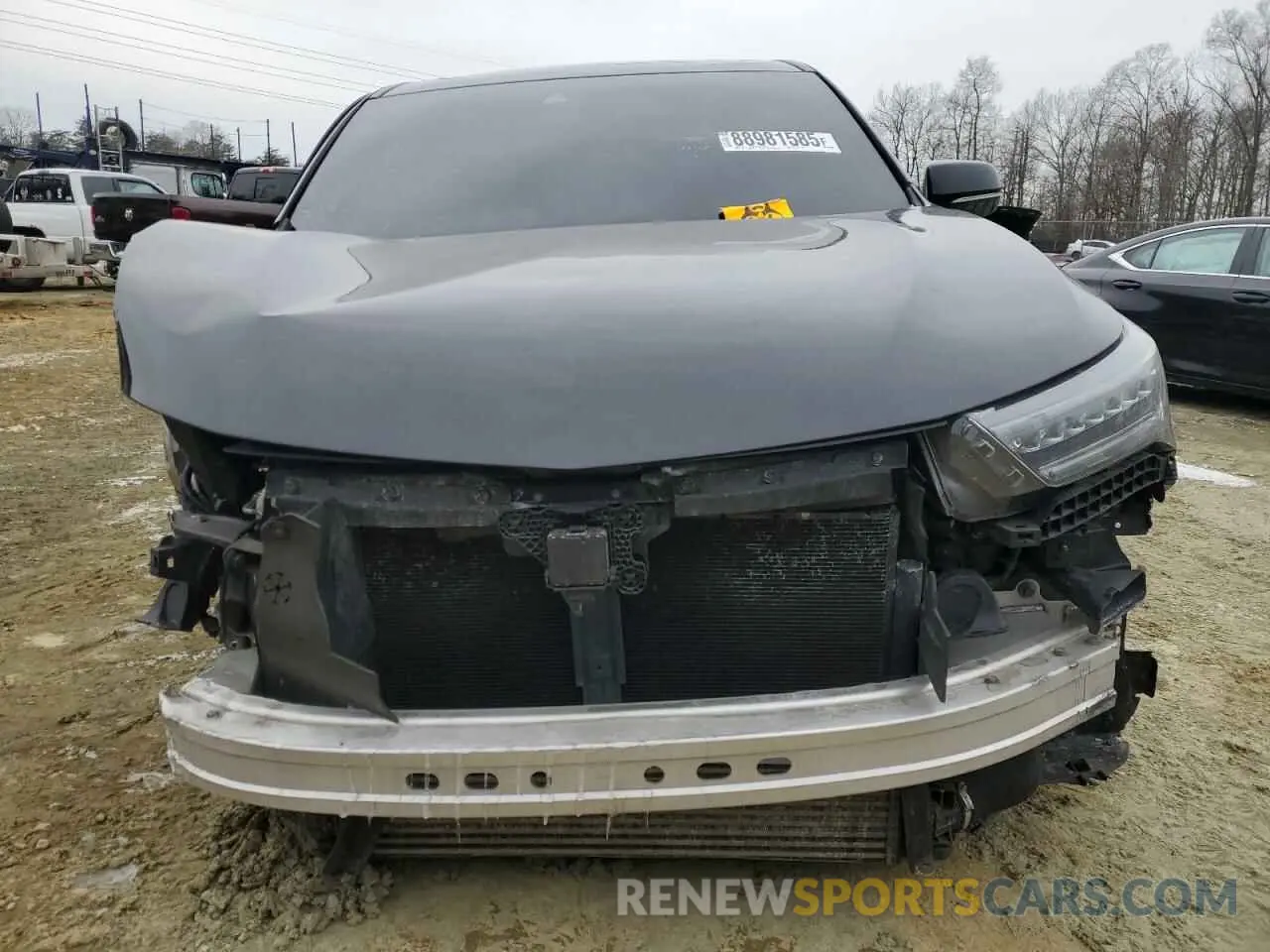 5 fotografías del automóvil dañado 5J8TC2H64ML017432 ACURA RDX 2021