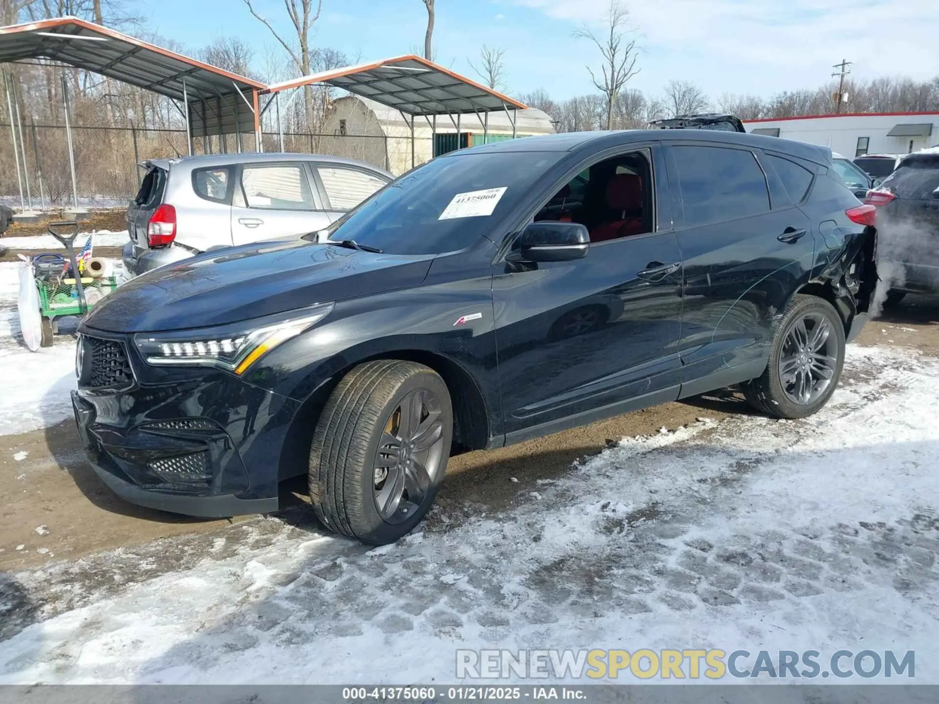 2 fotografías del automóvil dañado 5J8TC2H64ML022078 ACURA RDX 2021