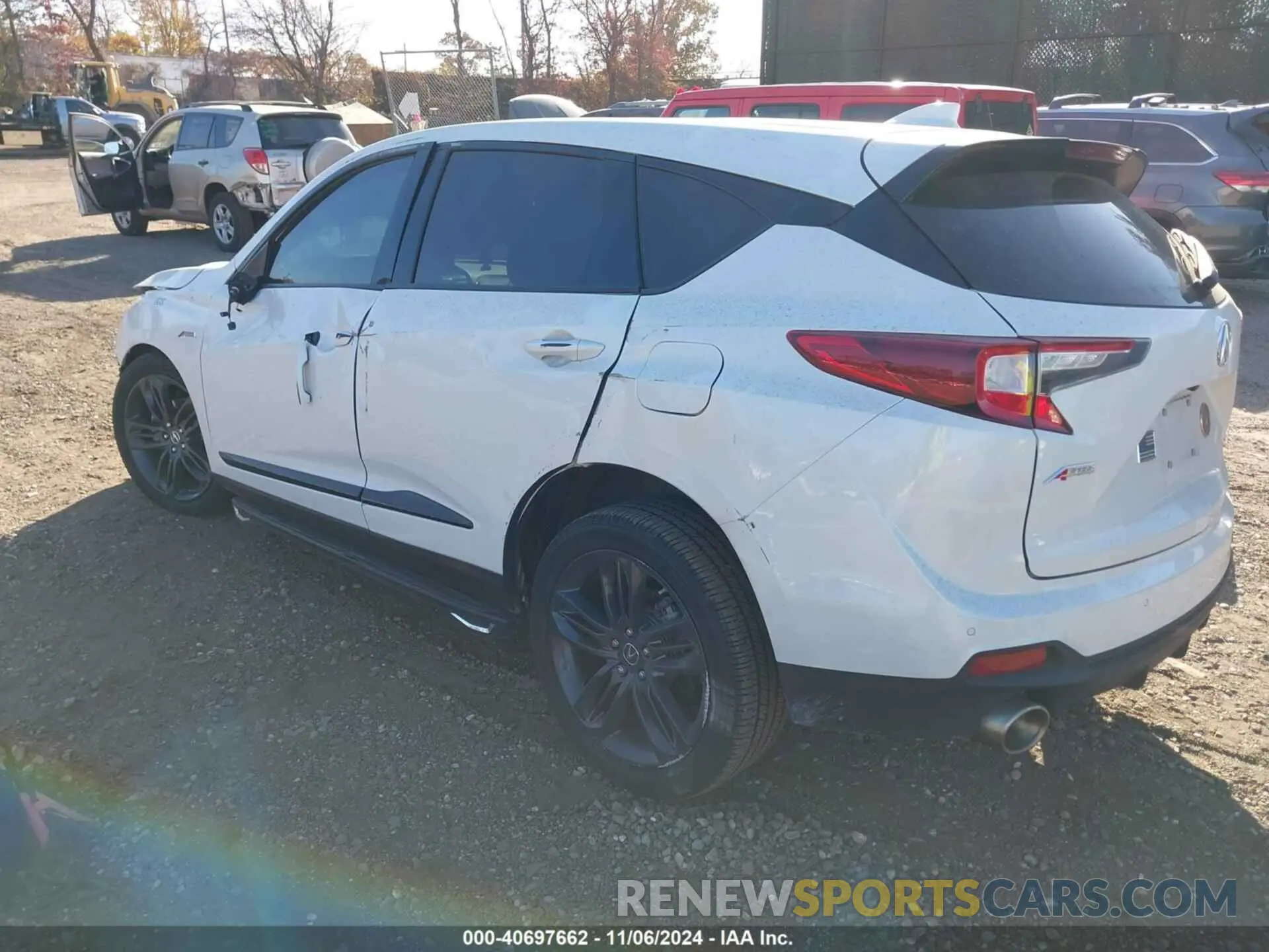3 fotografías del automóvil dañado 5J8TC2H69ML043928 ACURA RDX 2021