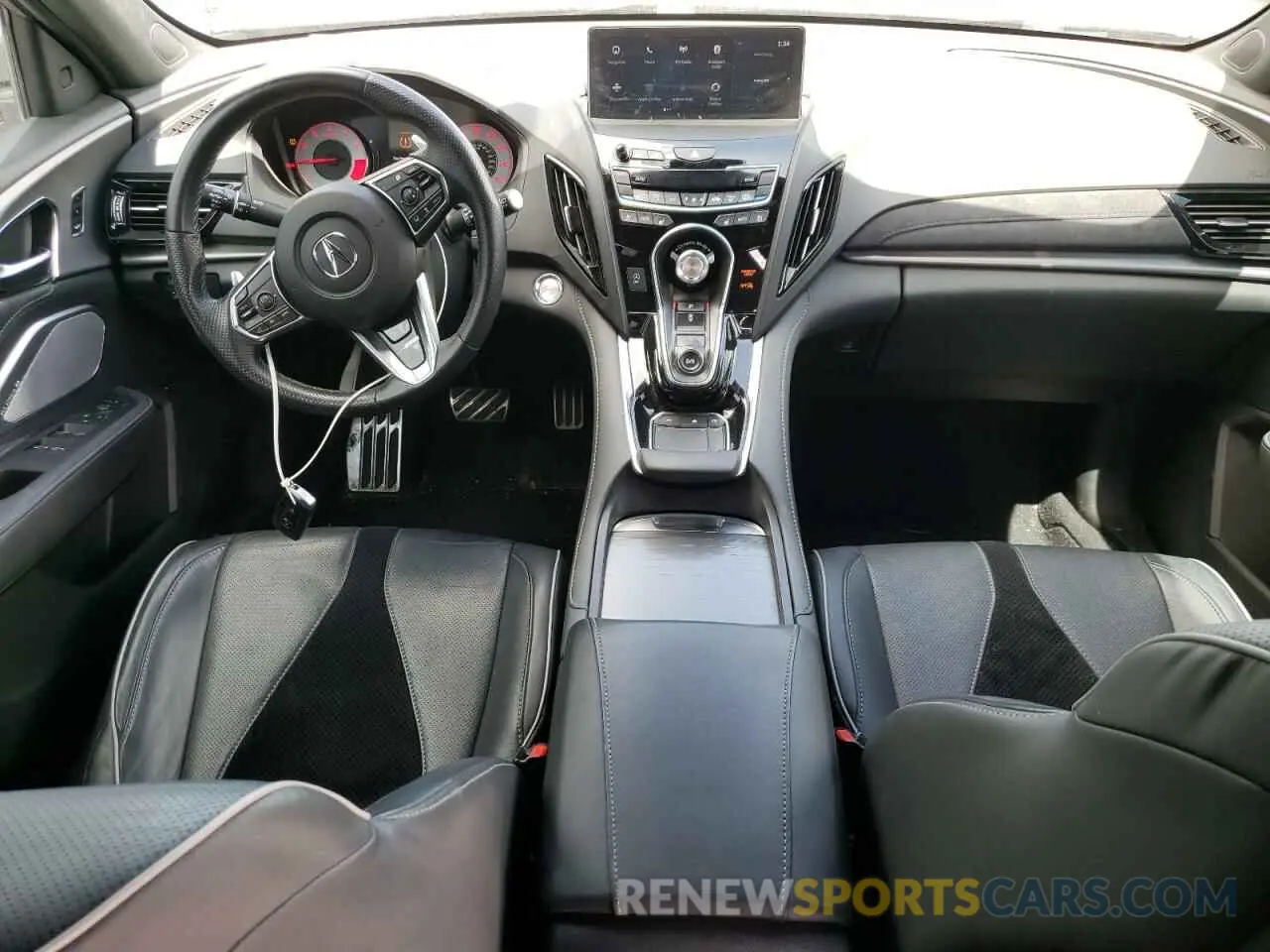 8 fotografías del automóvil dañado 5J8TC2H6XML038947 ACURA RDX 2021