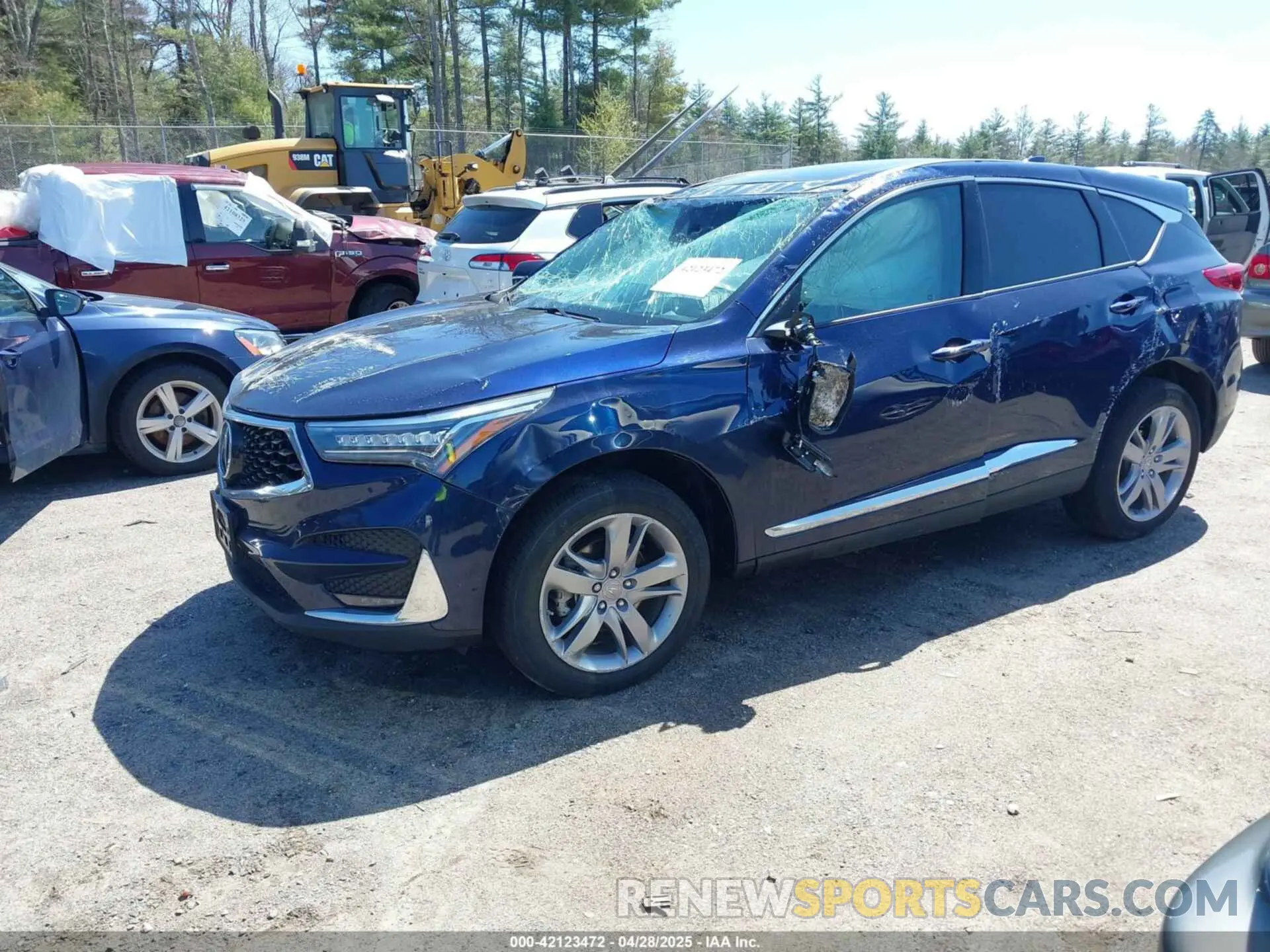2 fotografías del automóvil dañado 5J8TC2H75ML030537 ACURA RDX 2021