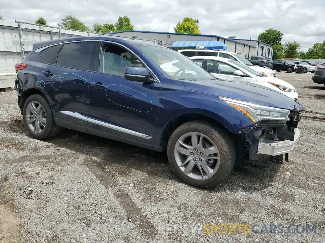 4 fotografías del automóvil dañado 5J8TC2H7XML029139 ACURA RDX 2021