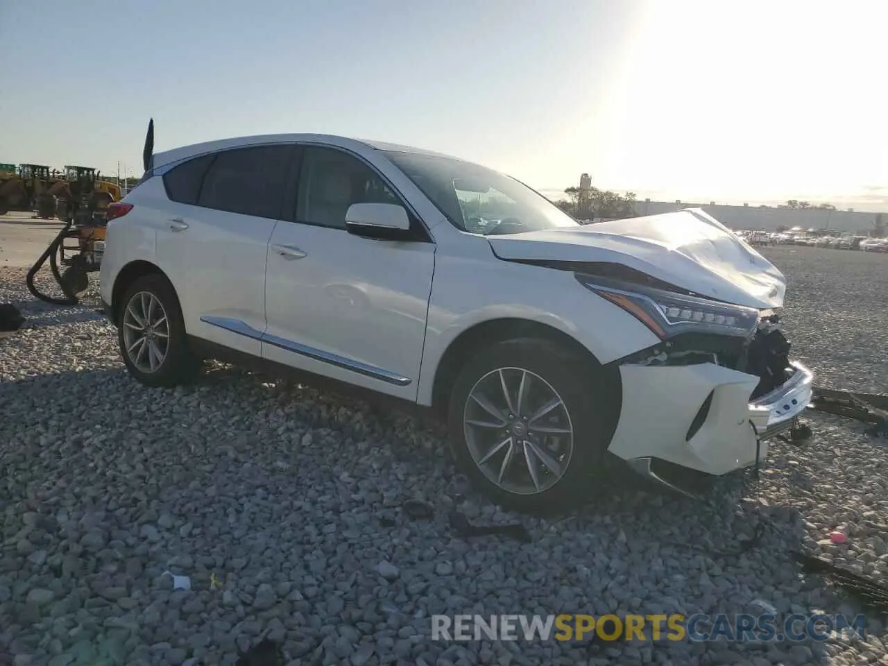 4 fotografías del automóvil dañado 5J8TC1H53NL002195 ACURA RDX 2022