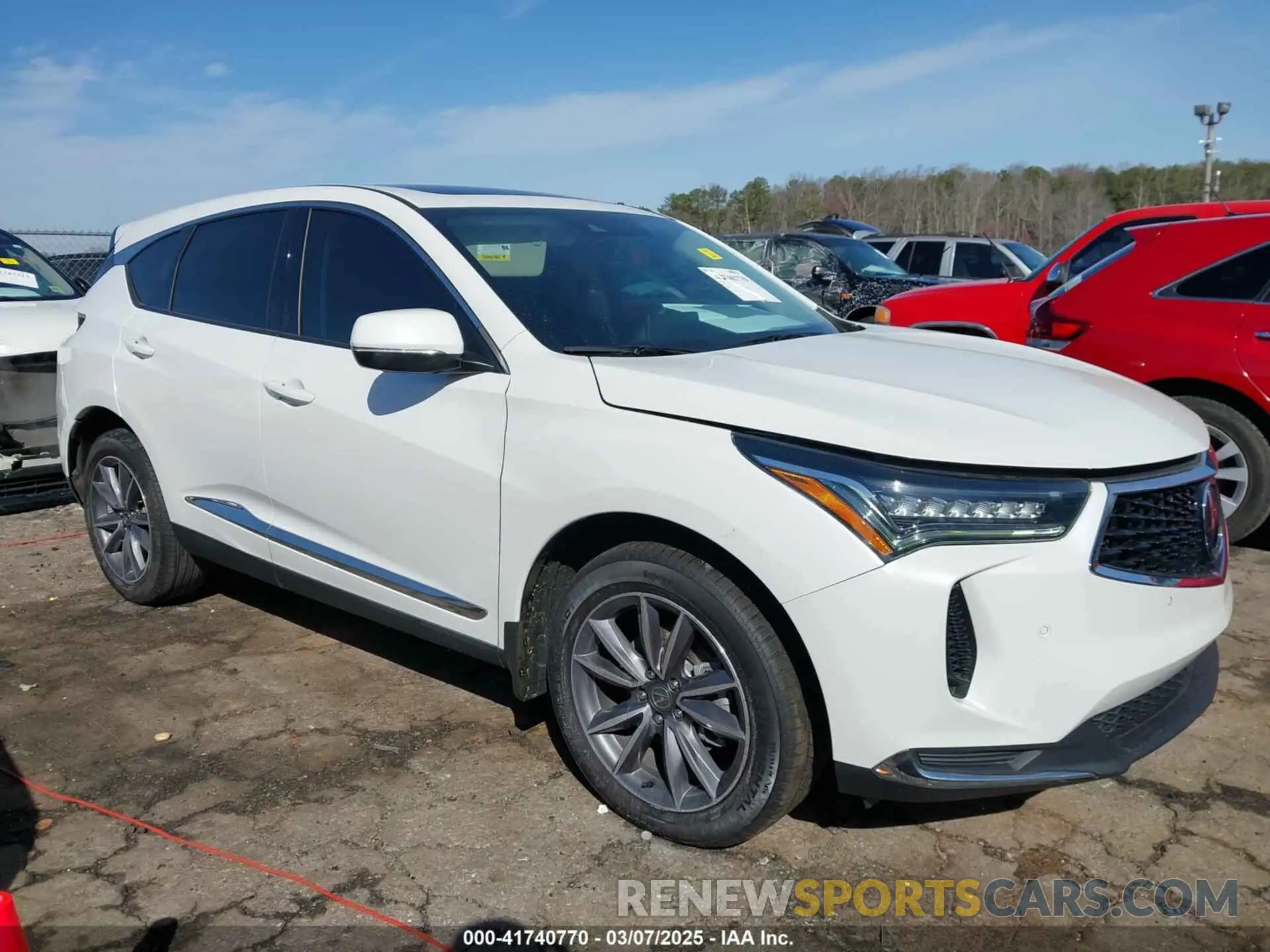 13 fotografías del automóvil dañado 5J8TC1H58NL003746 ACURA RDX 2022
