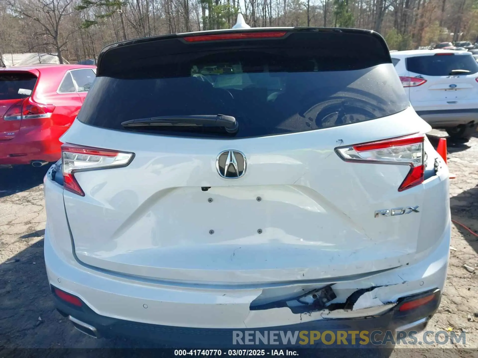 16 fotografías del automóvil dañado 5J8TC1H58NL003746 ACURA RDX 2022