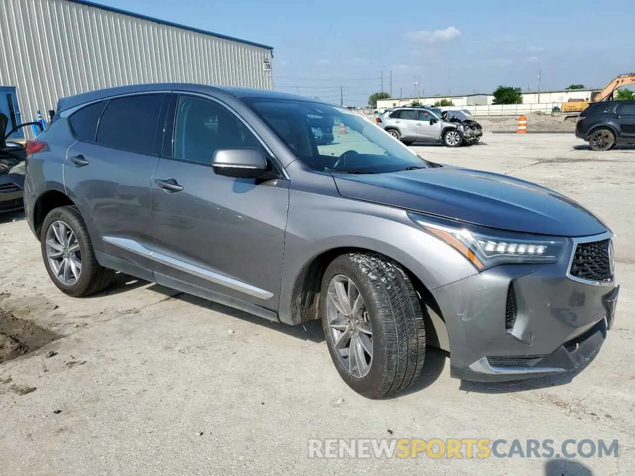 4 fotografías del automóvil dañado 5J8TC1H59NL006218 ACURA RDX 2022