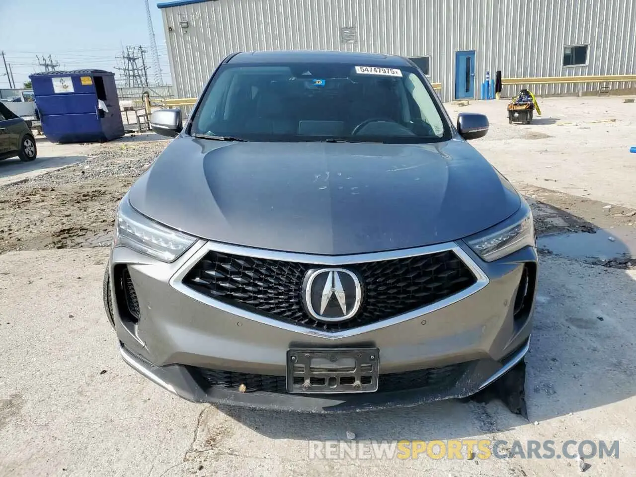 5 fotografías del automóvil dañado 5J8TC1H59NL006218 ACURA RDX 2022