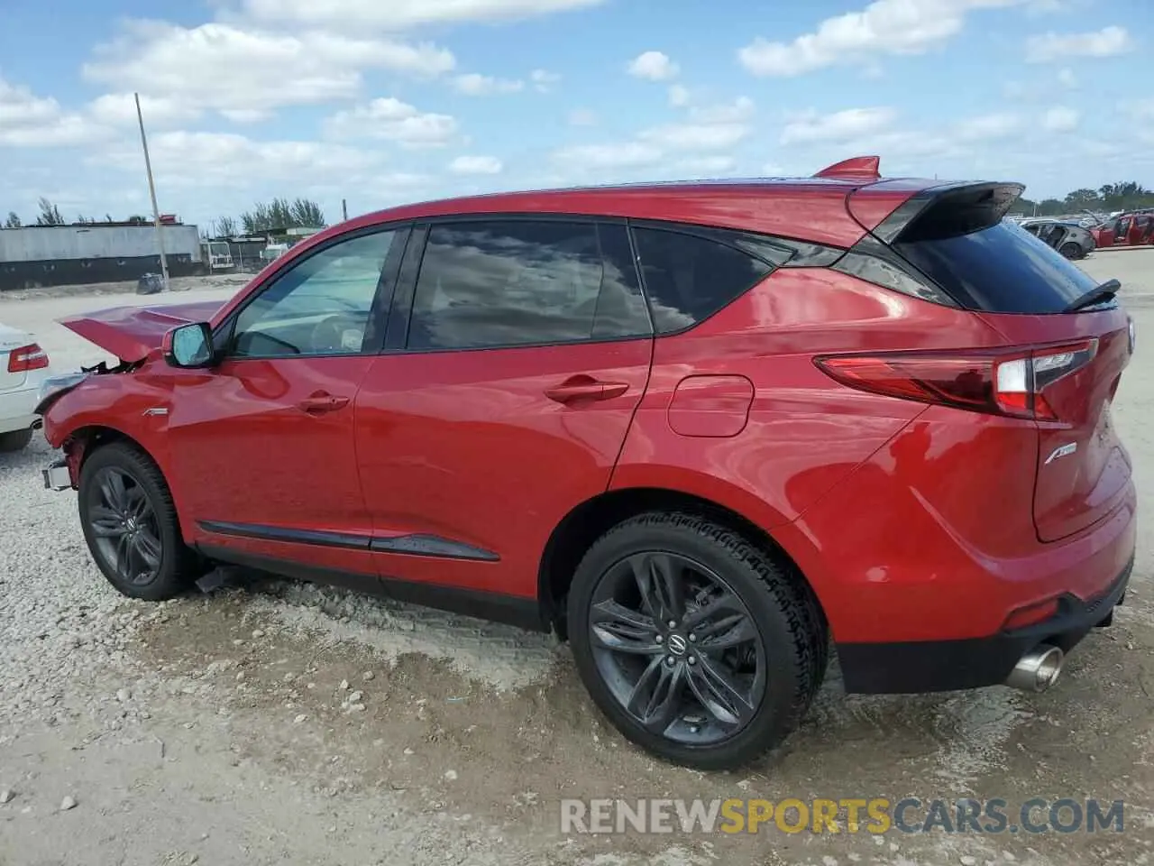 2 fotografías del automóvil dañado 5J8TC1H62NL002679 ACURA RDX 2022
