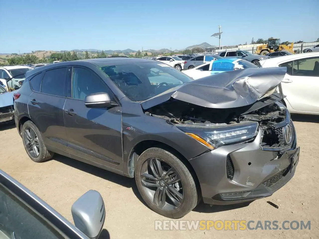 4 fotografías del automóvil dañado 5J8TC1H63NL001606 ACURA RDX 2022