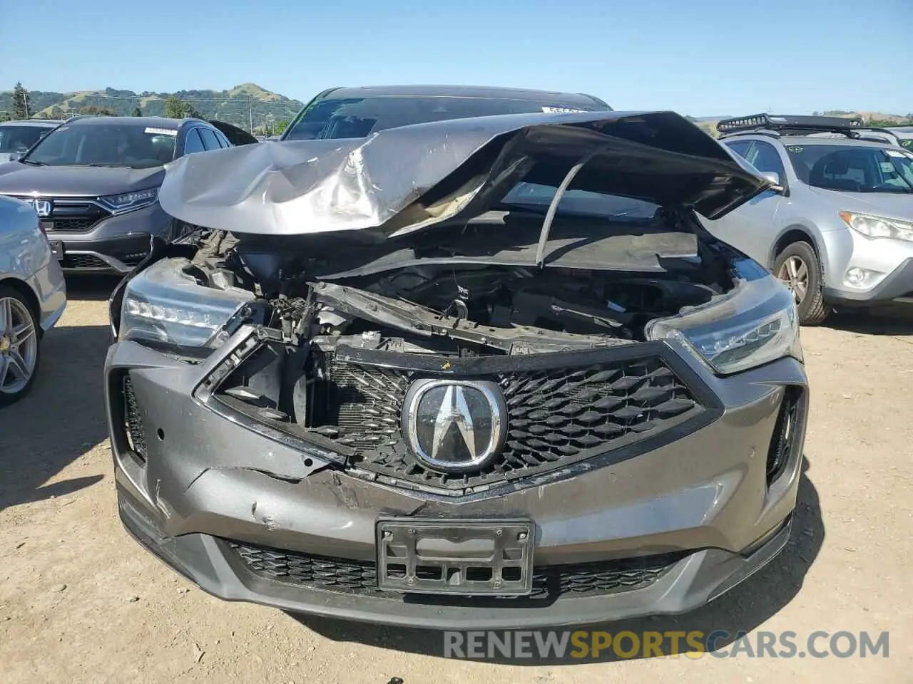 5 fotografías del automóvil dañado 5J8TC1H63NL001606 ACURA RDX 2022
