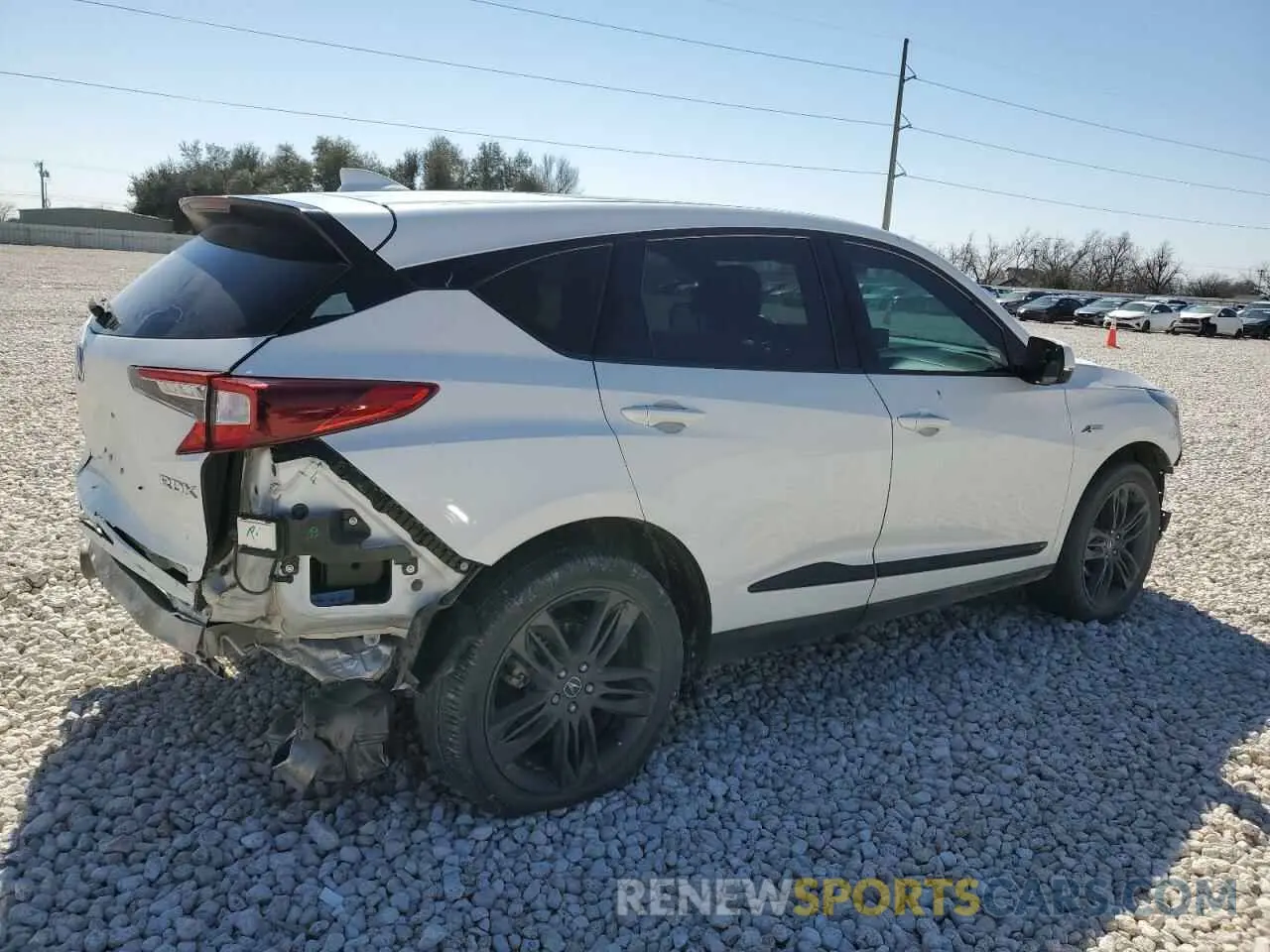 3 fotografías del automóvil dañado 5J8TC1H63NL005607 ACURA RDX 2022