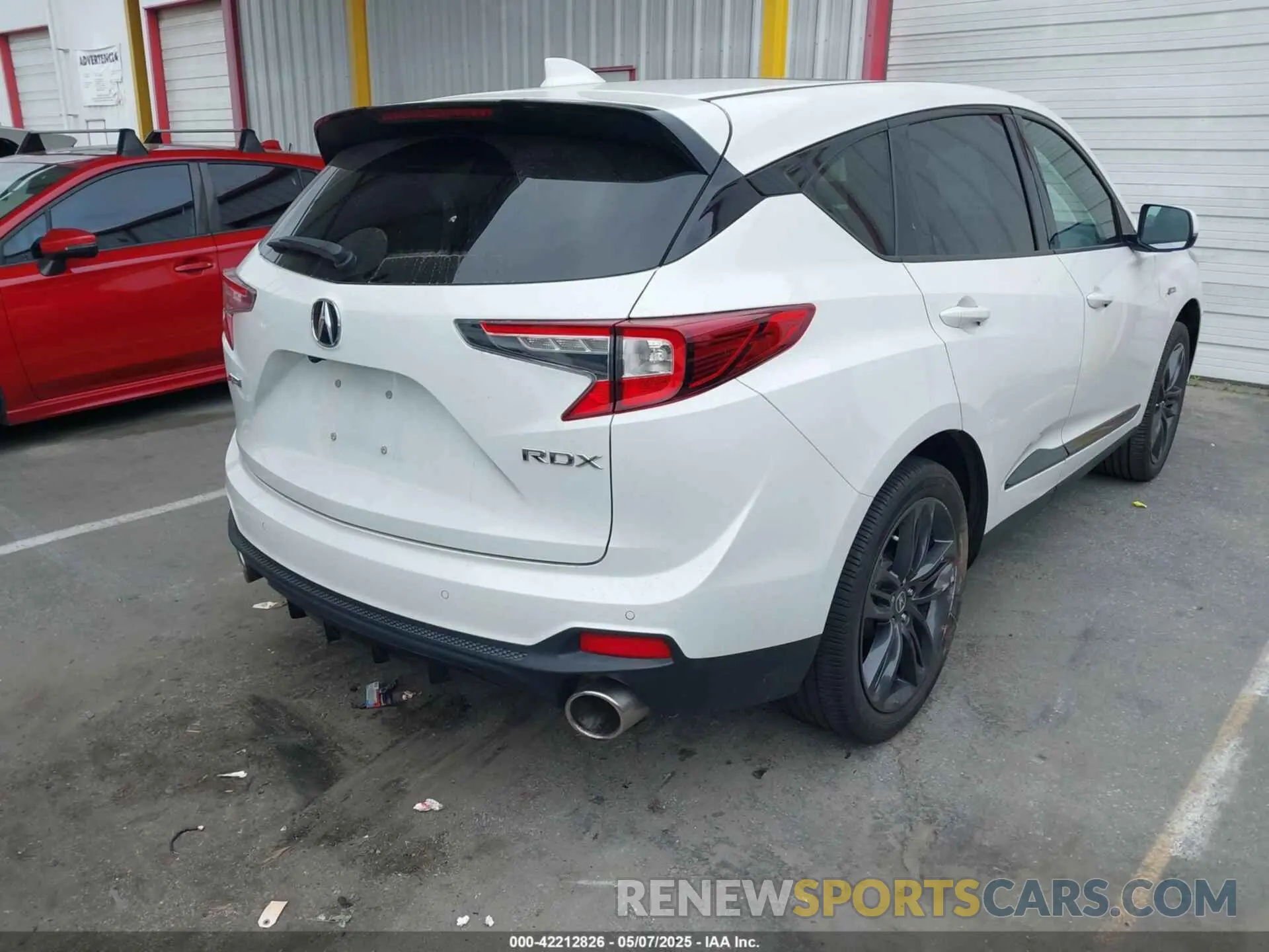 4 fotografías del automóvil dañado 5J8TC1H65NL006760 ACURA RDX 2022