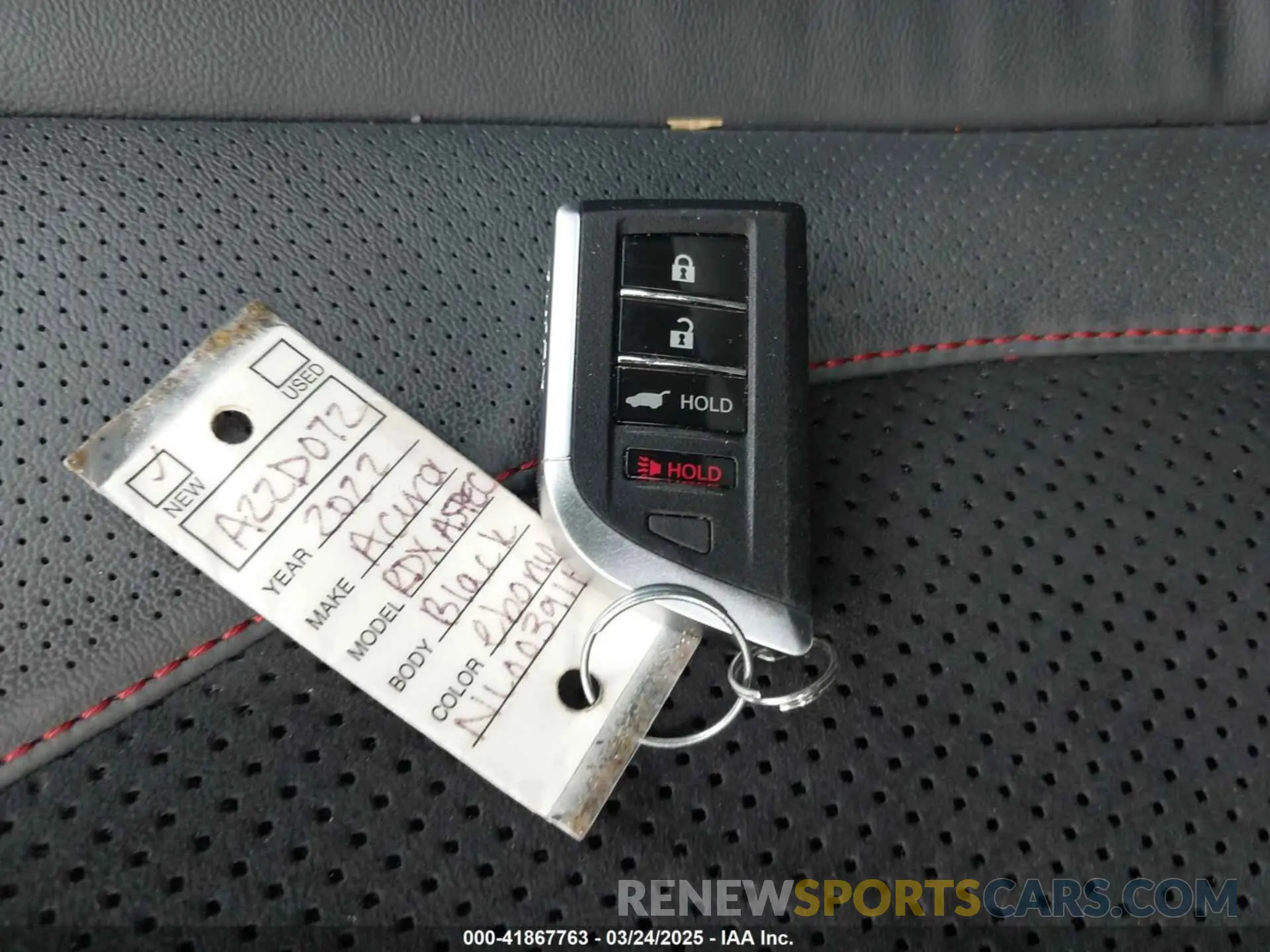 11 fotografías del automóvil dañado 5J8TC1H67NL003911 ACURA RDX 2022