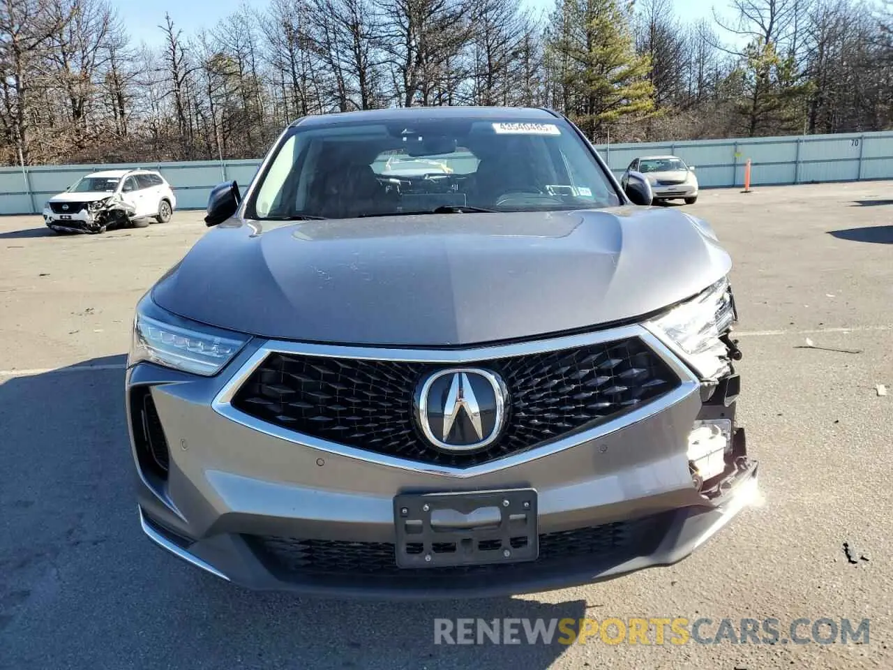 5 fotografías del automóvil dañado 5J8TC2H56NL010393 ACURA RDX 2022