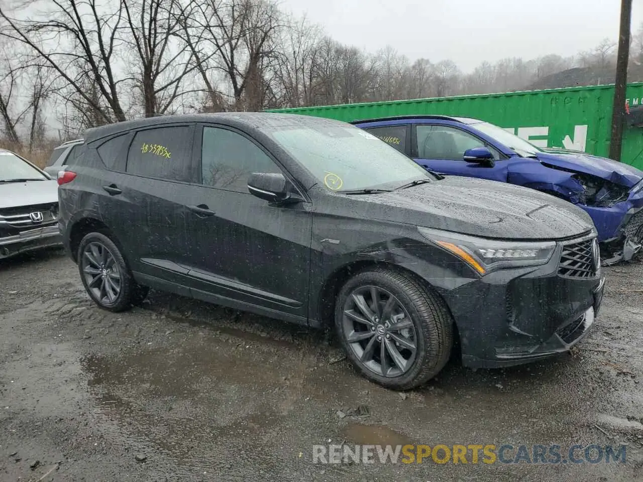 4 fotografías del automóvil dañado 5J8TC2H66SL000192 ACURA RDX 2022