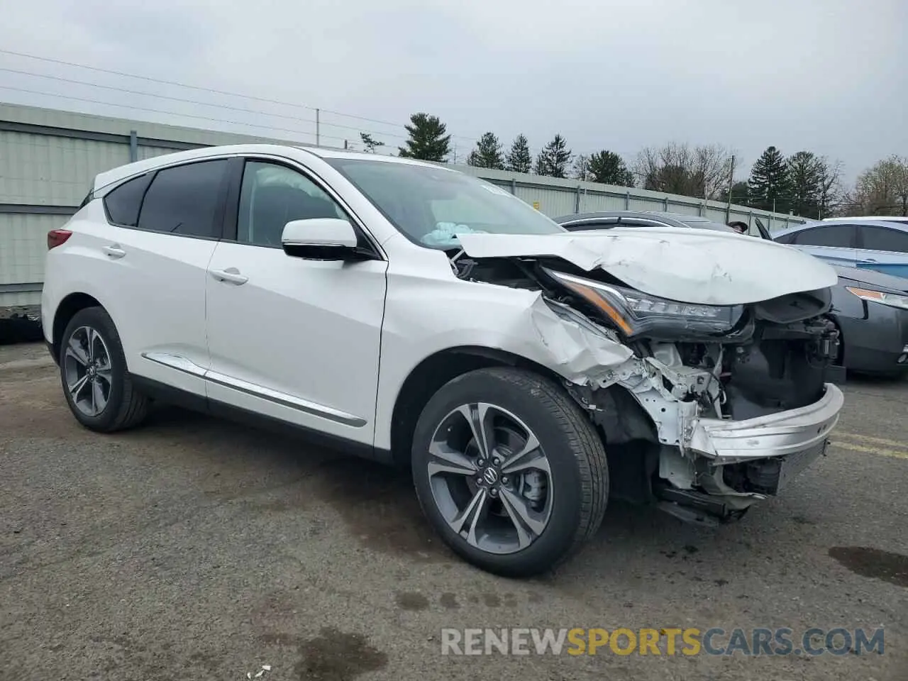 4 fotografías del automóvil dañado 5J8TC2H70NL003201 ACURA RDX 2022