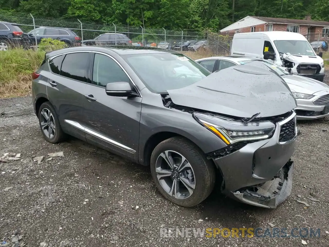 4 fotografías del automóvil dañado 5J8TC2H7XNL013573 ACURA RDX 2022