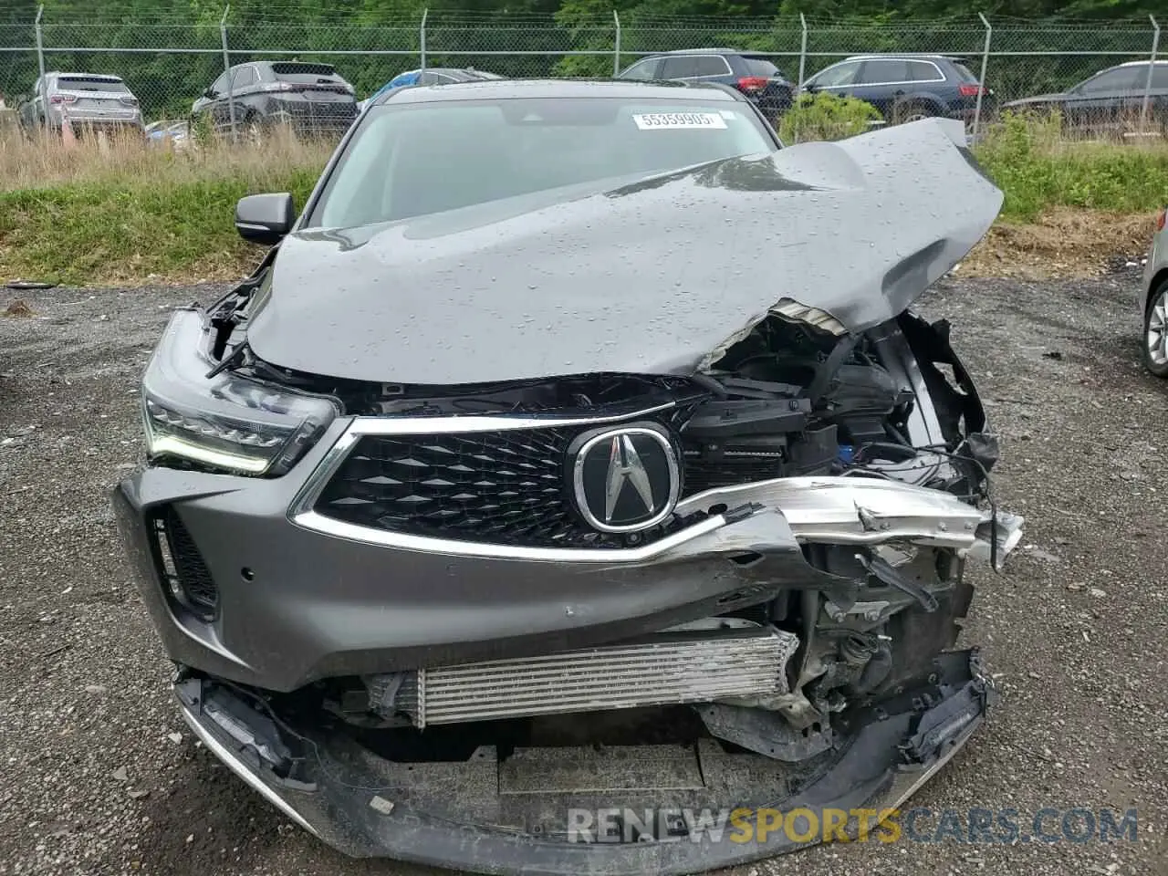 5 fotografías del automóvil dañado 5J8TC2H7XNL013573 ACURA RDX 2022