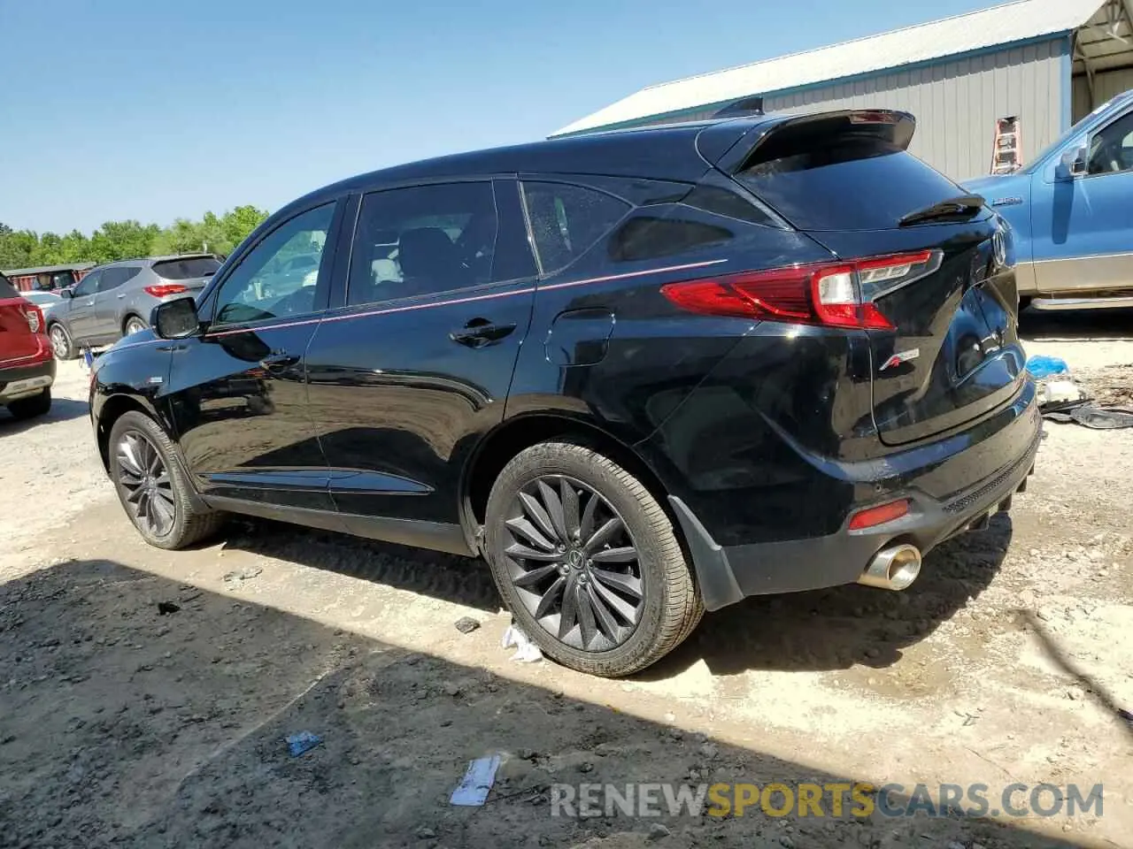 2 fotografías del automóvil dañado 5J8TC2H83NL014234 ACURA RDX 2022