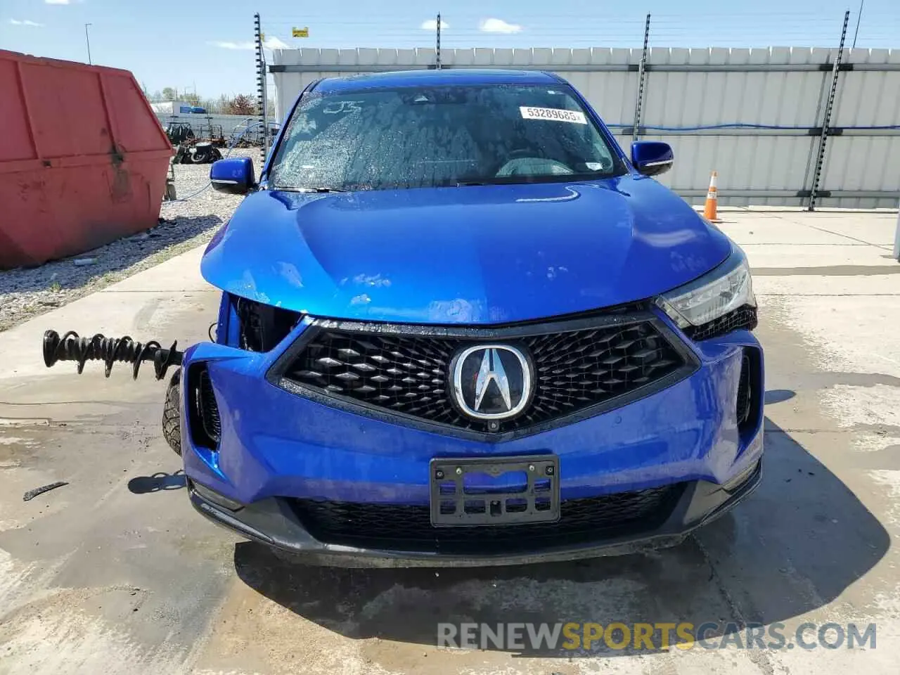 5 fotografías del automóvil dañado 5J8TC2H85NL007852 ACURA RDX 2022