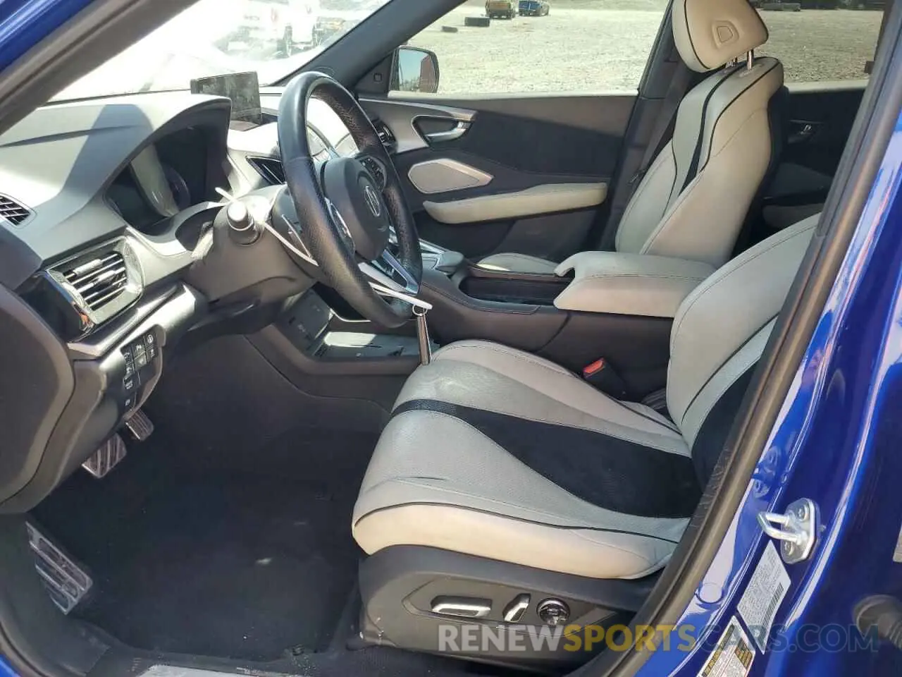 7 fotografías del automóvil dañado 5J8TC2H85NL007852 ACURA RDX 2022