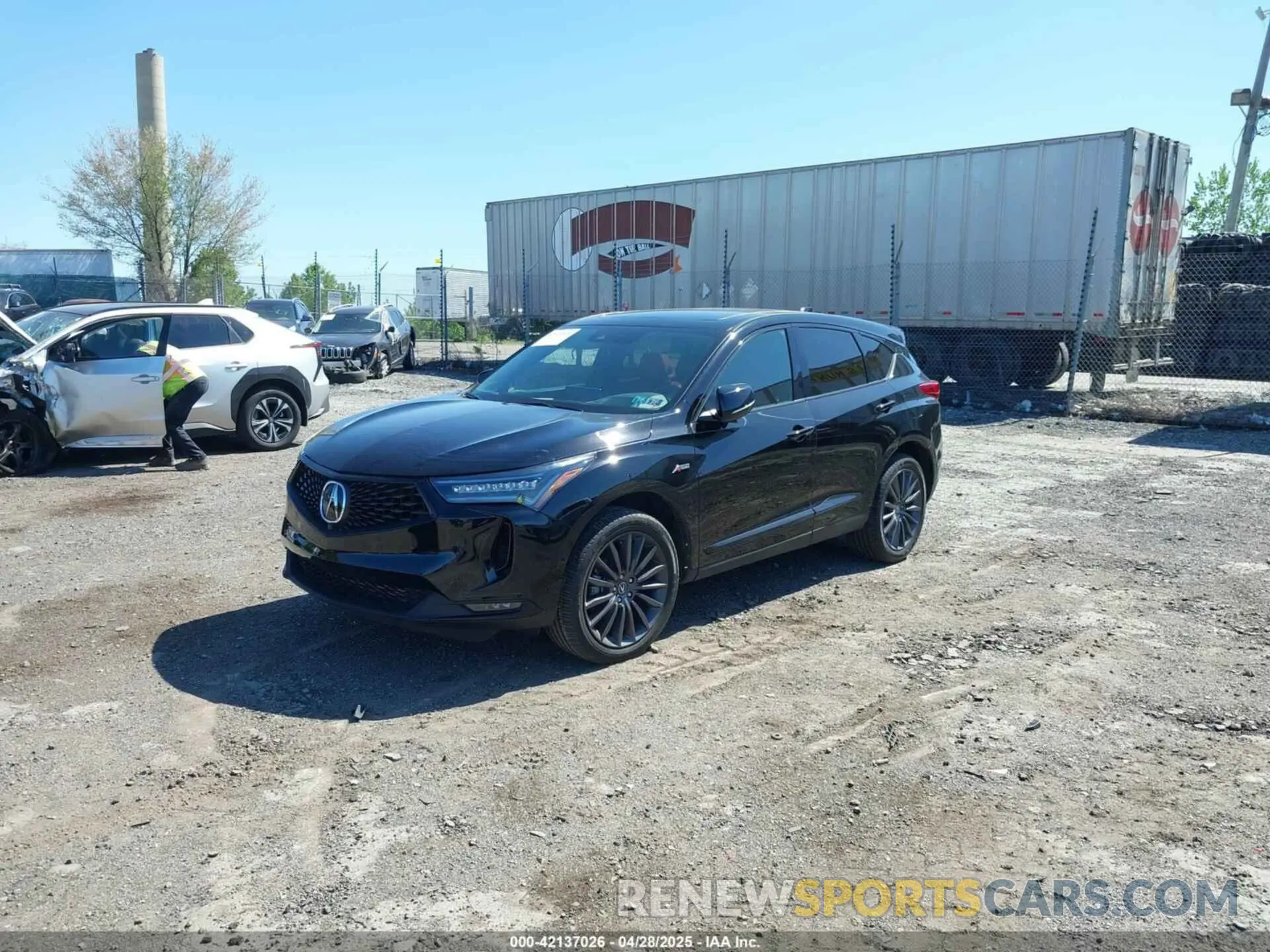 2 fotografías del automóvil dañado 5J8TC2H85NL013697 ACURA RDX 2022