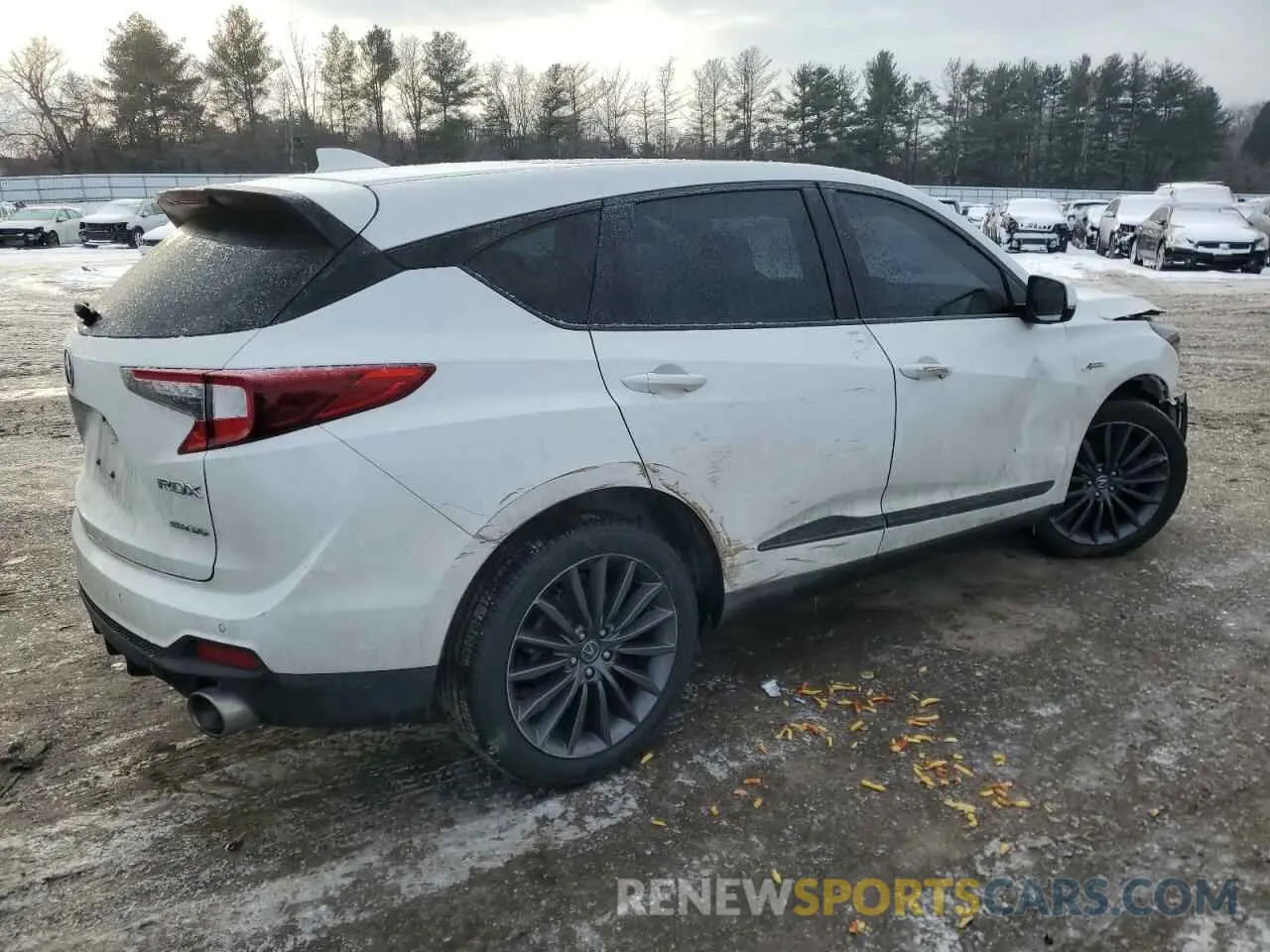 3 fotografías del automóvil dañado 5J8TC2H88NL003603 ACURA RDX 2022