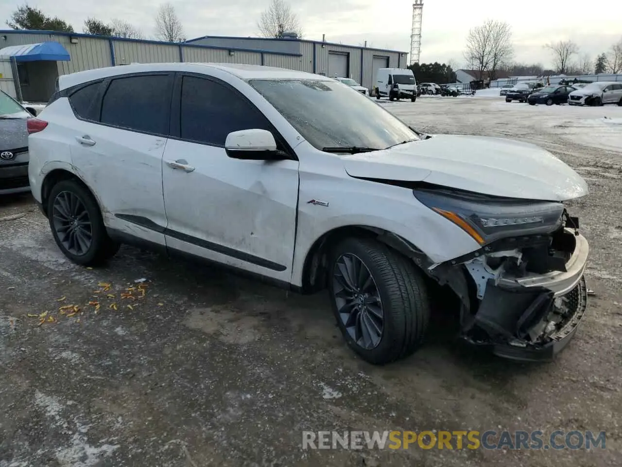 4 fotografías del automóvil dañado 5J8TC2H88NL003603 ACURA RDX 2022