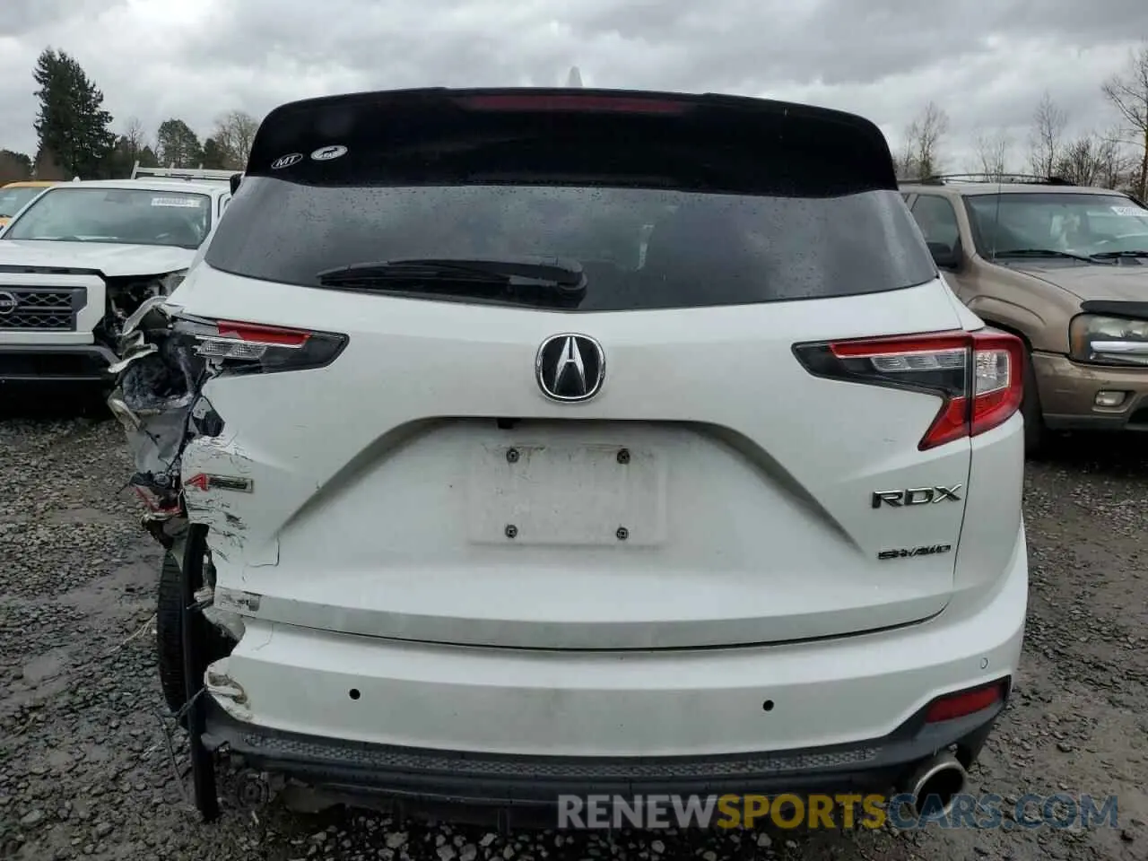 6 fotografías del automóvil dañado 5J8TC2H89NL009202 ACURA RDX 2022