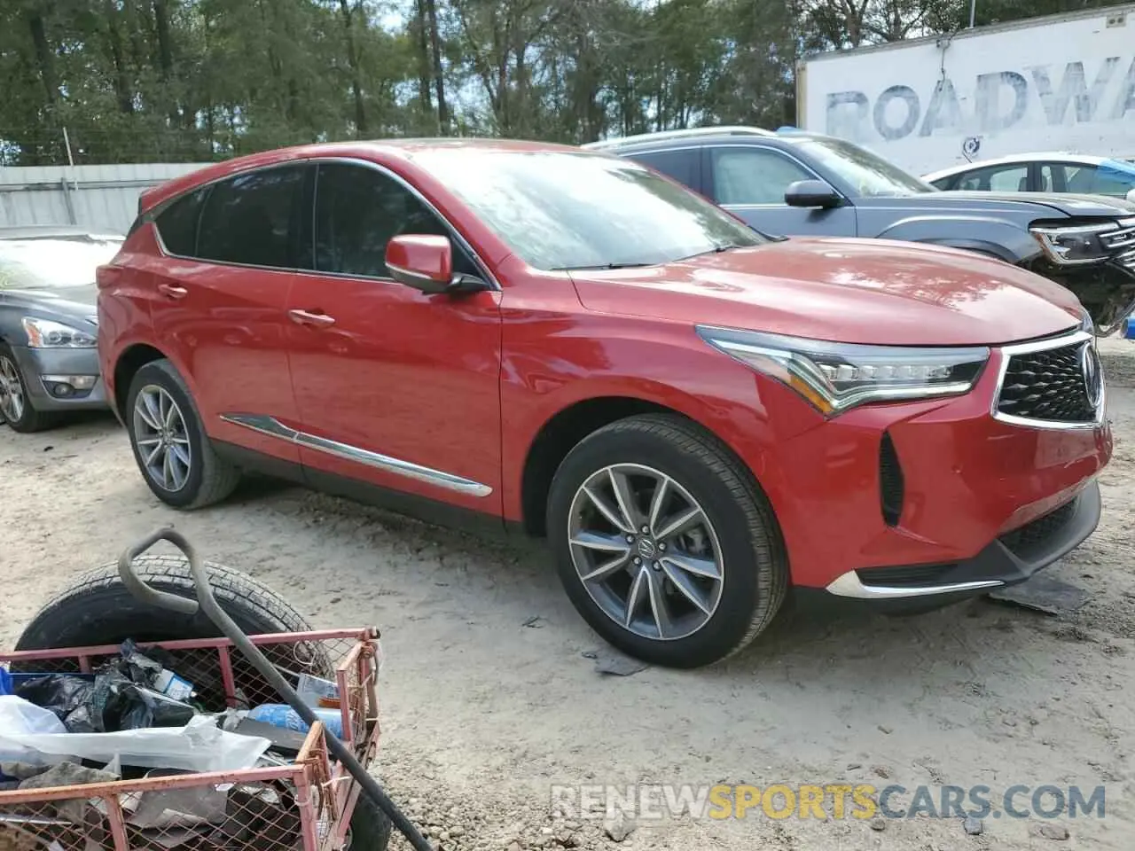 4 fotografías del automóvil dañado 5J8TC1H53PL009053 ACURA RDX 2023