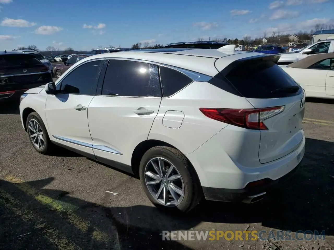 2 fotografías del automóvil dañado 5J8TC1H55PL006140 ACURA RDX 2023