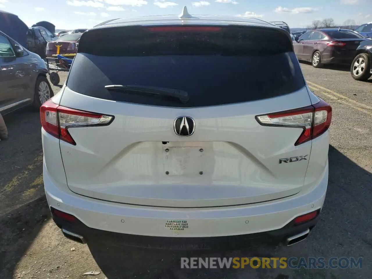 6 fotografías del automóvil dañado 5J8TC1H55PL006140 ACURA RDX 2023