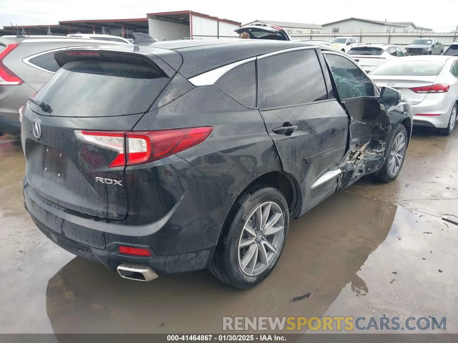4 fotografías del automóvil dañado 5J8TC1H58PL004902 ACURA RDX 2023